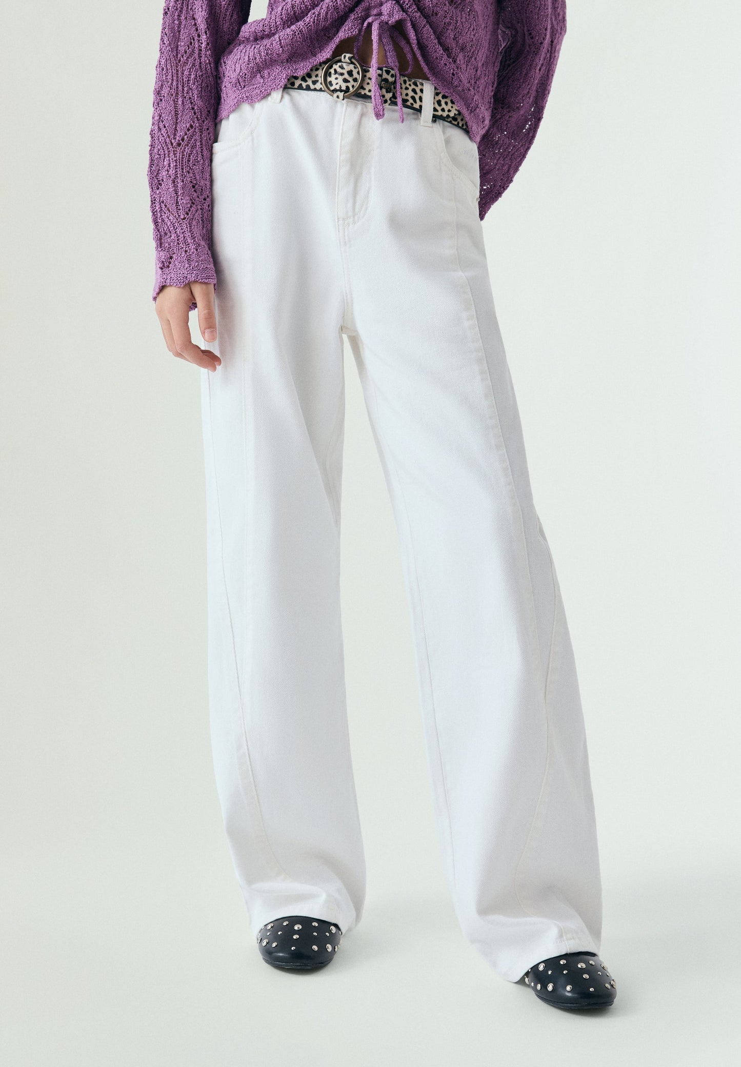 JEANS COSTURAS WIDE LEG