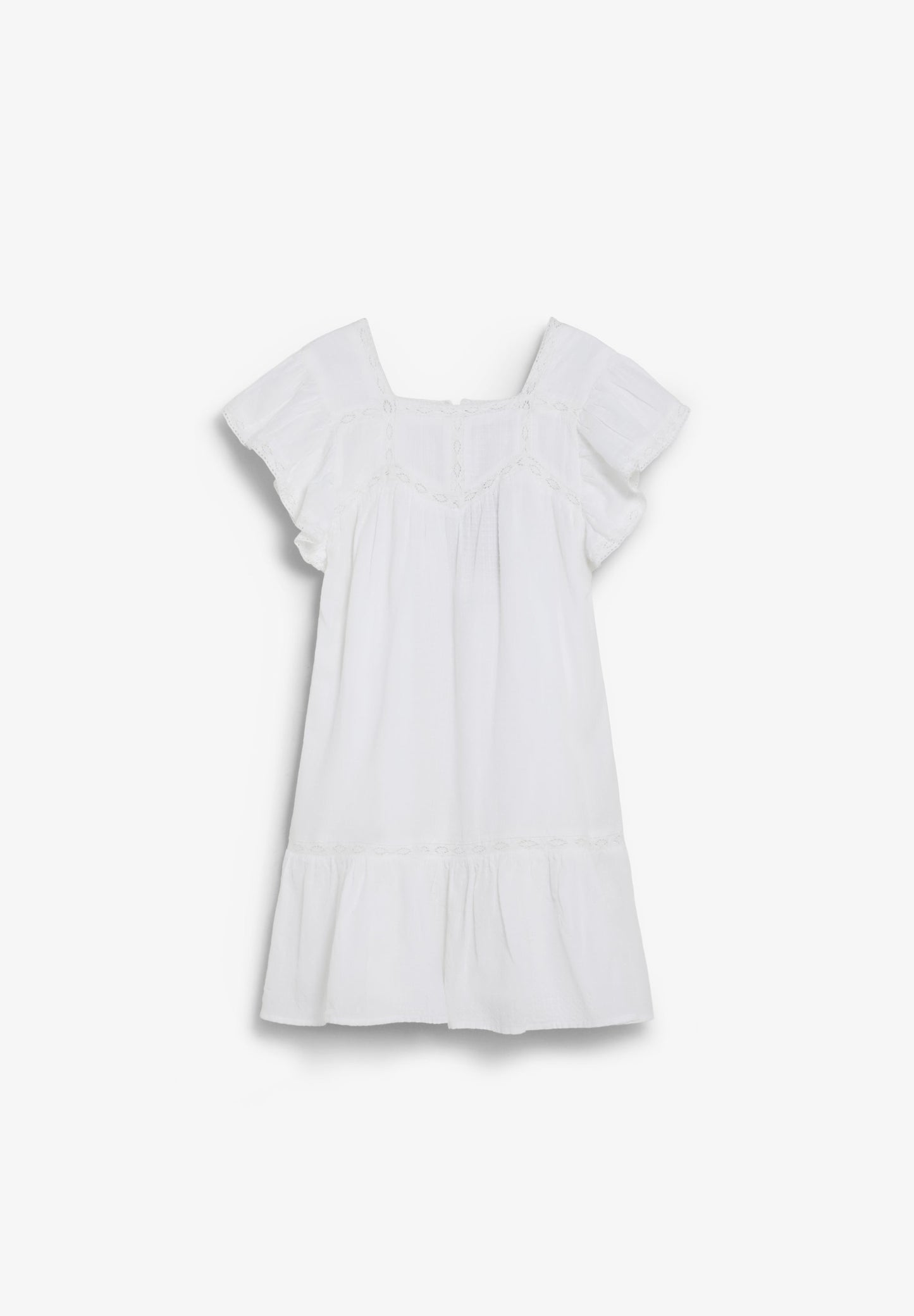 VESTIDO DE ALGODÃO DETALHES