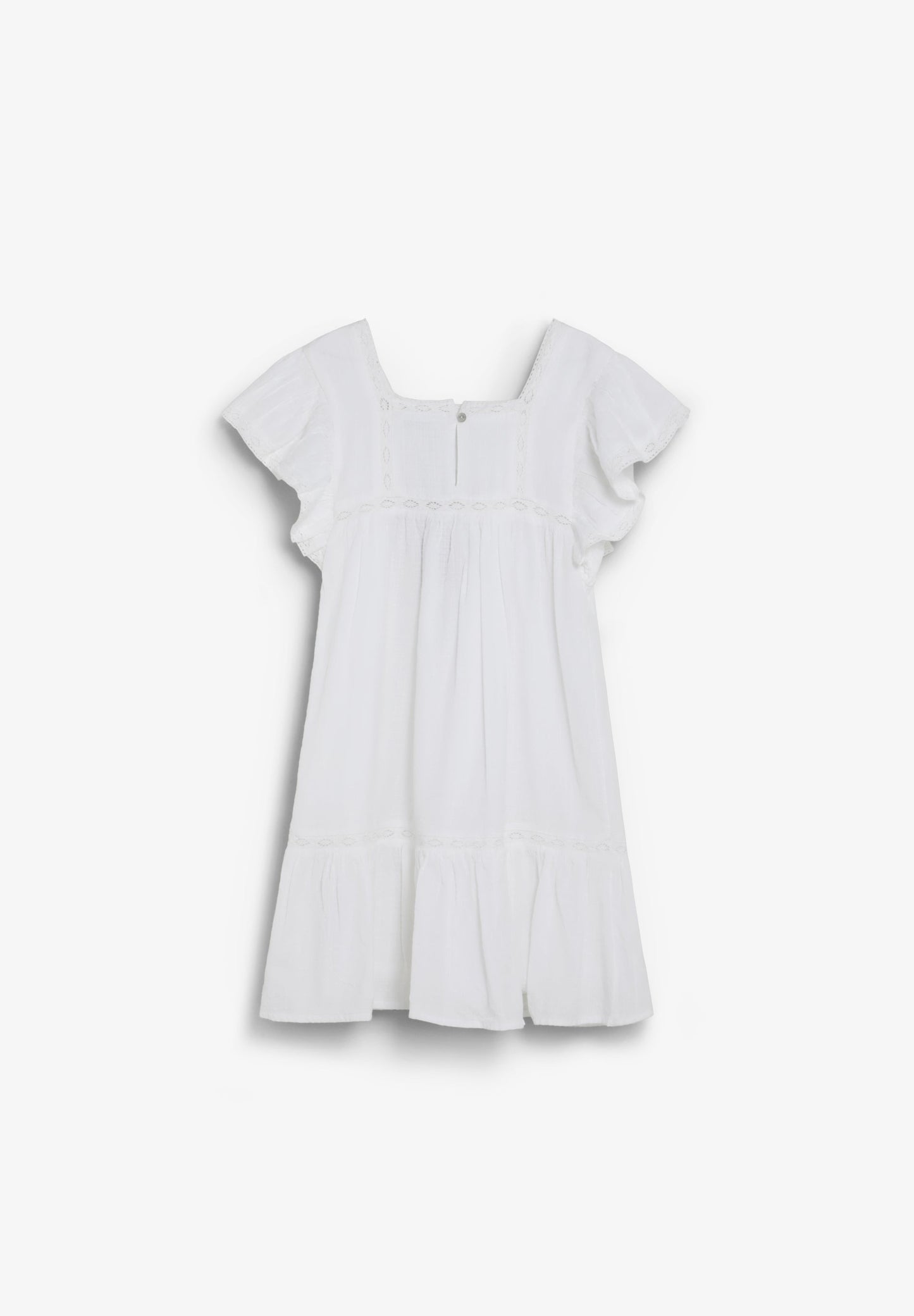 VESTIDO DE ALGODÃO DETALHES