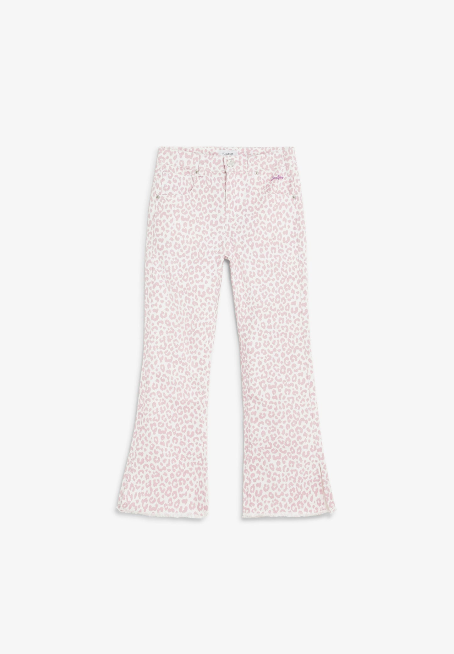 CALÇAS BOCA DE SINO COM ESTAMPADO ANIMAL