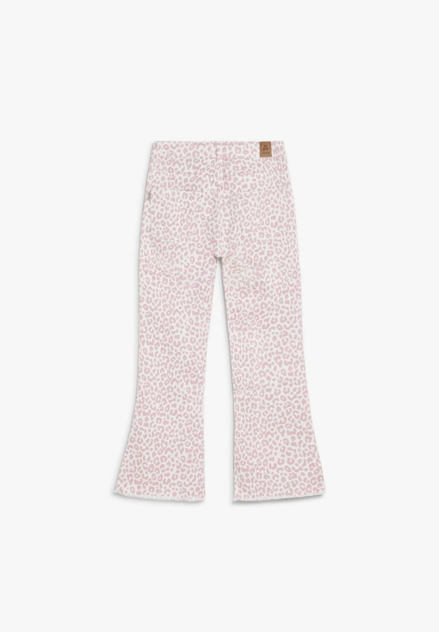 CALÇAS BOCA DE SINO COM ESTAMPADO ANIMAL