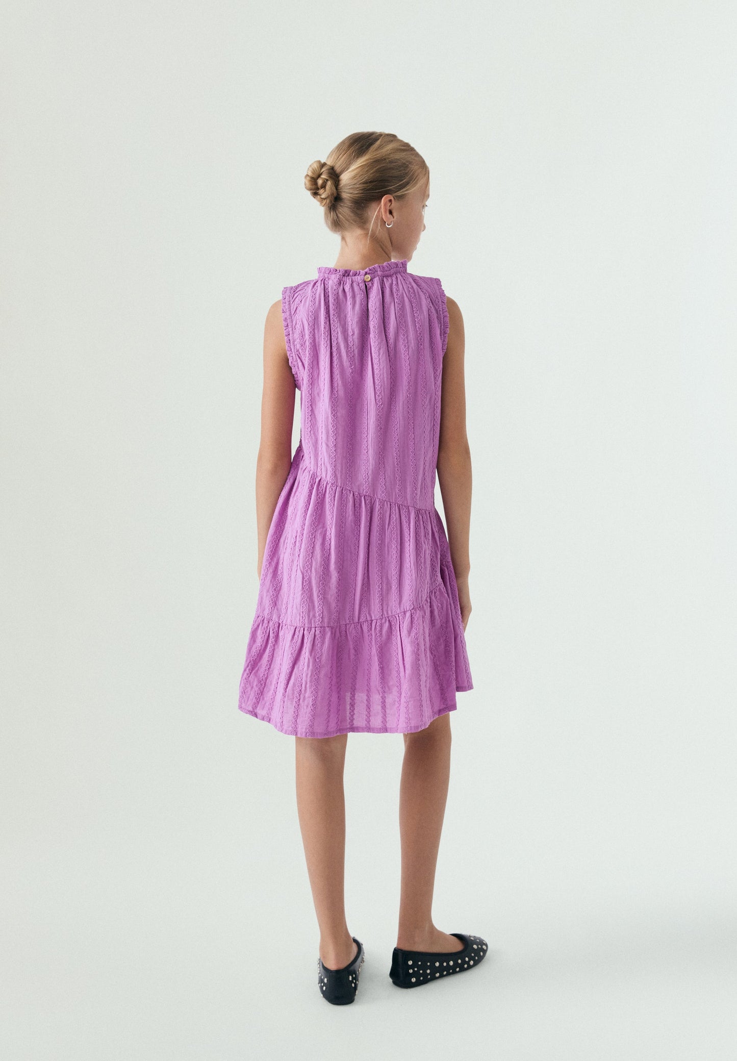VESTIDO COSTURAS ALGODÃO