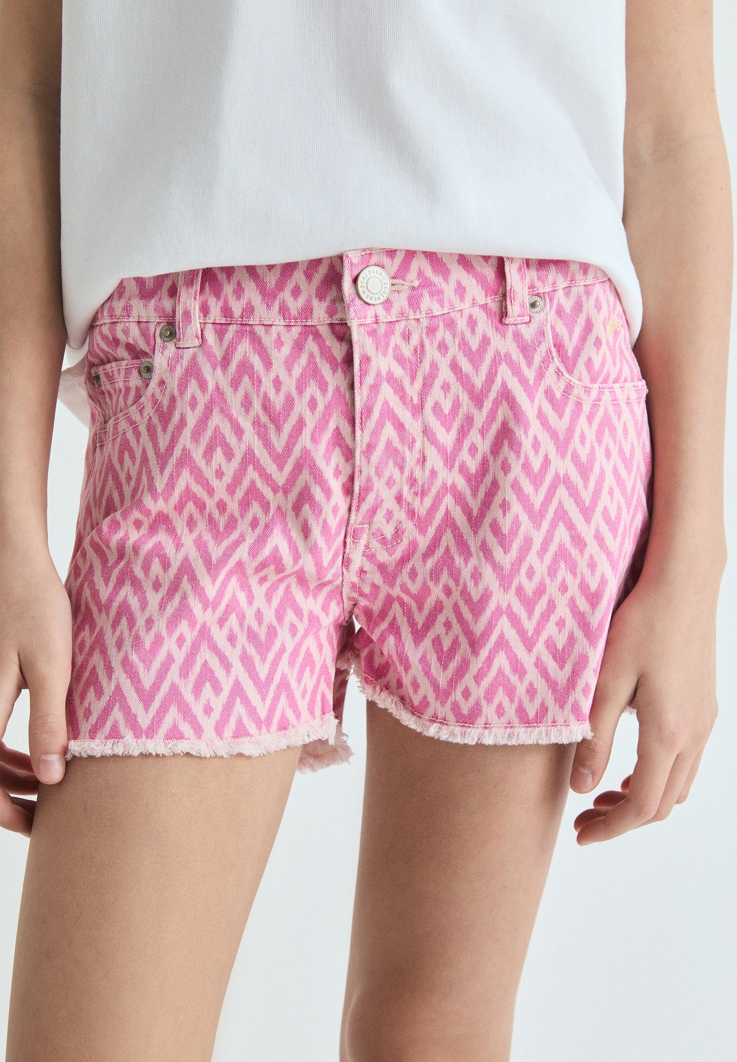 CALÇÕES COM ESTAMPADO IKAT
