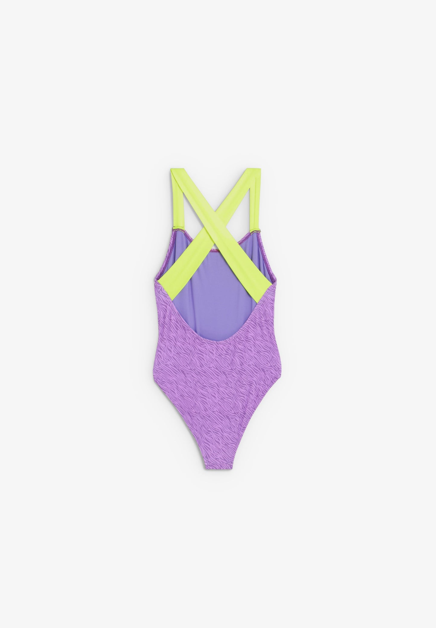 FATO DE BANHO BICOLOR COM ESTAMPADO ANIMAL