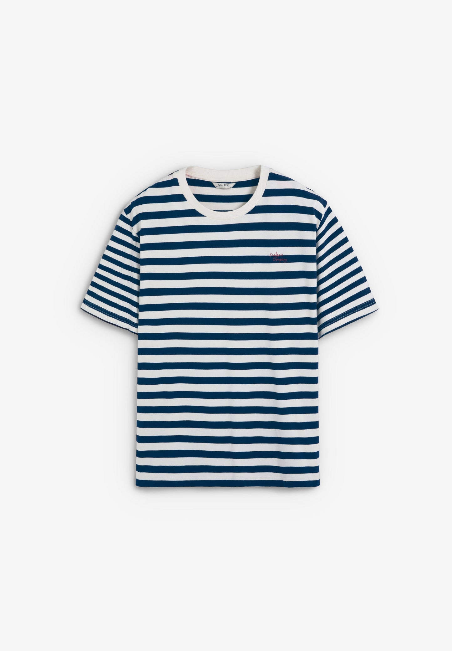 T-SHIRT ÀS RISCAS COM CONTRASTE