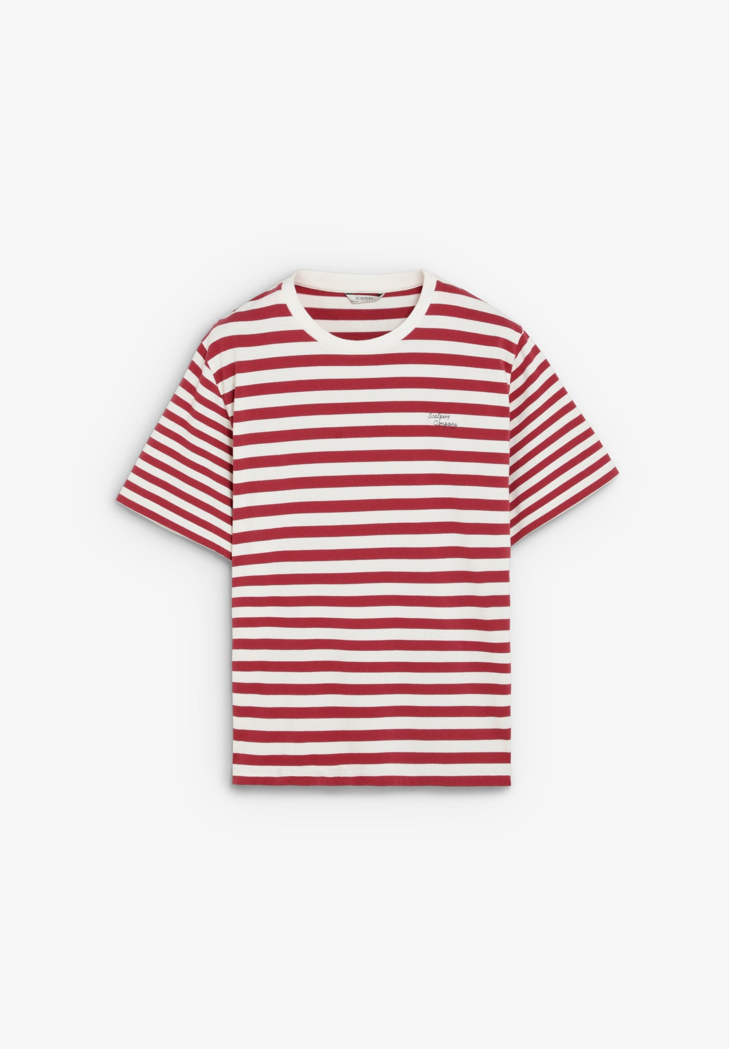 T-SHIRT ÀS RISCAS COM CONTRASTE