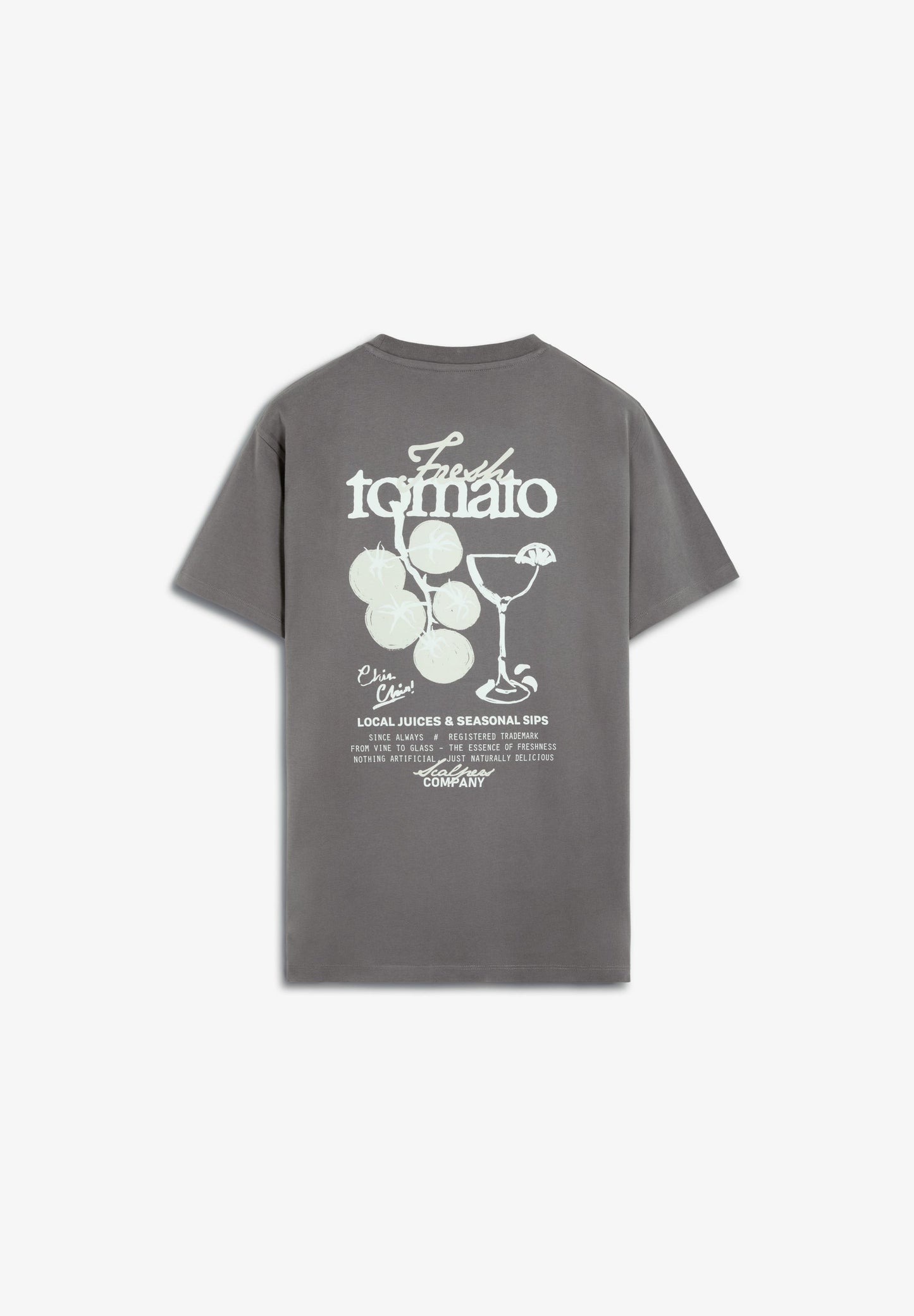T-SHIRT COM ESTAMPADO EM CONTRASTE
