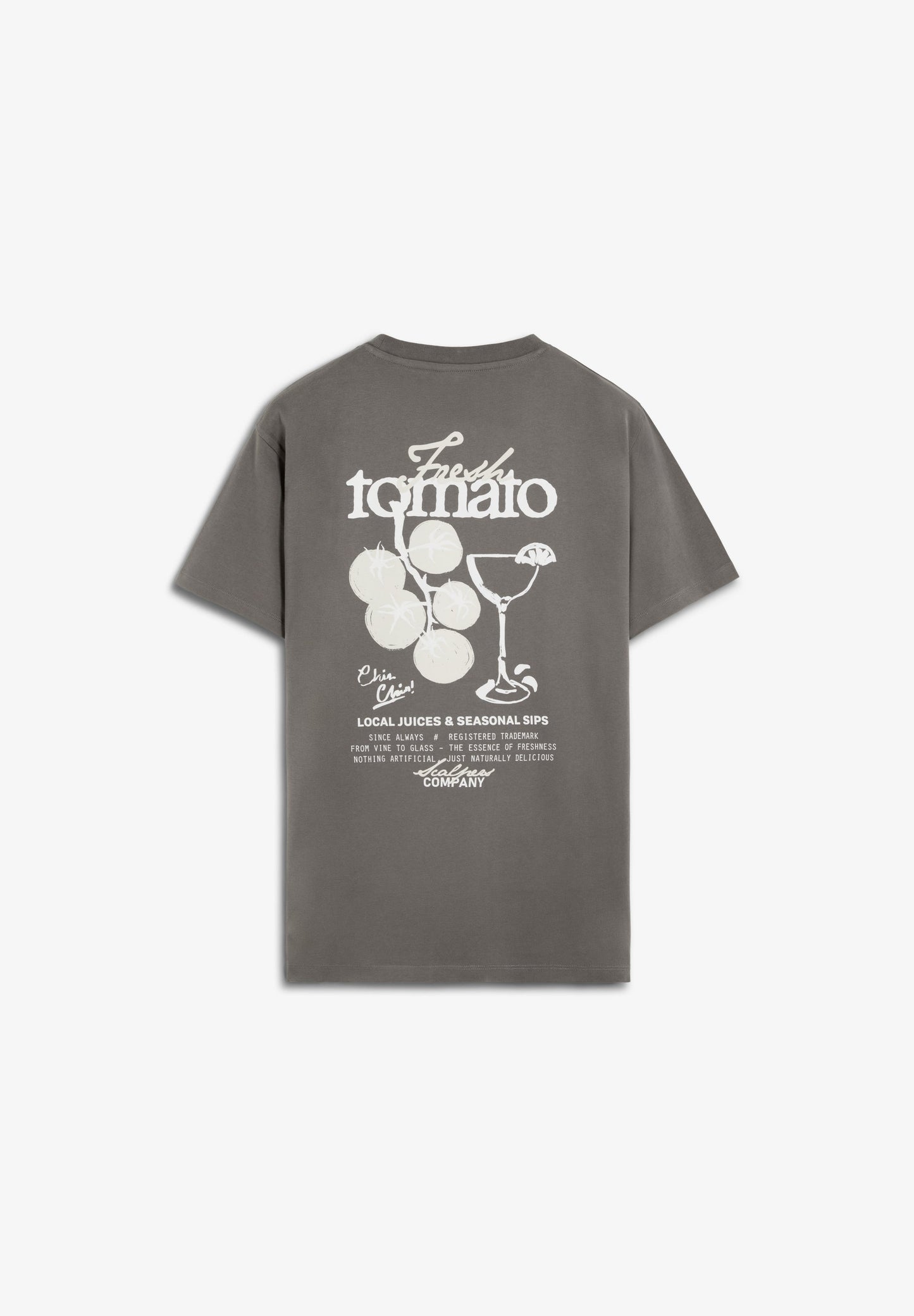 T-SHIRT COM PADRÃO EM CONTRASTE