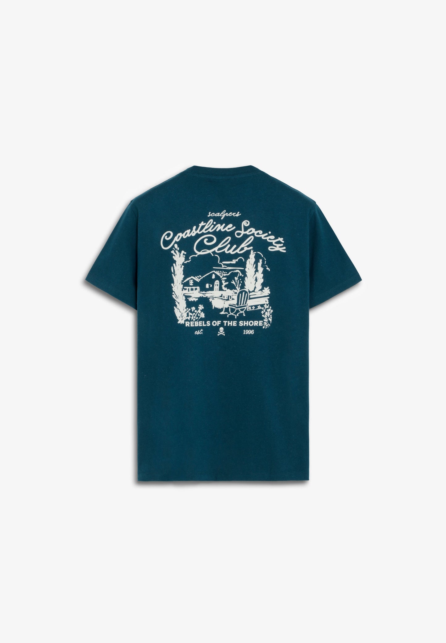 T-SHIRT COM PADRÃO EM CONTRASTE