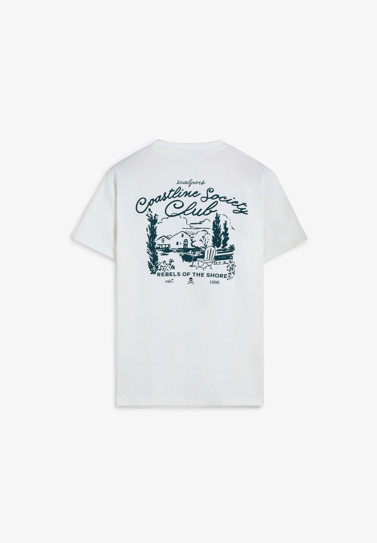 T-SHIRT COM PADRÃO EM CONTRASTE