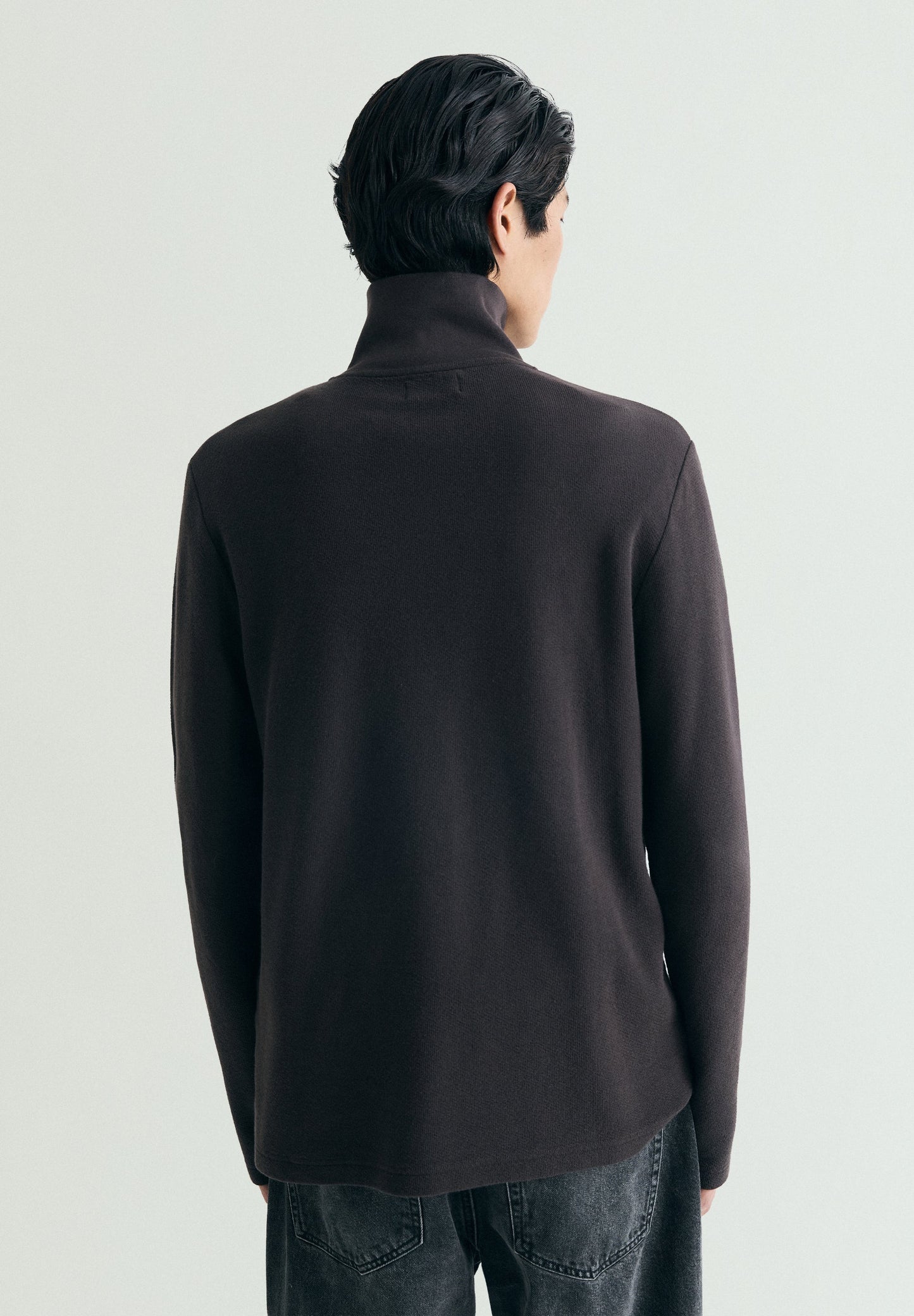 SWEATSHIRT COM MEIO FECHO