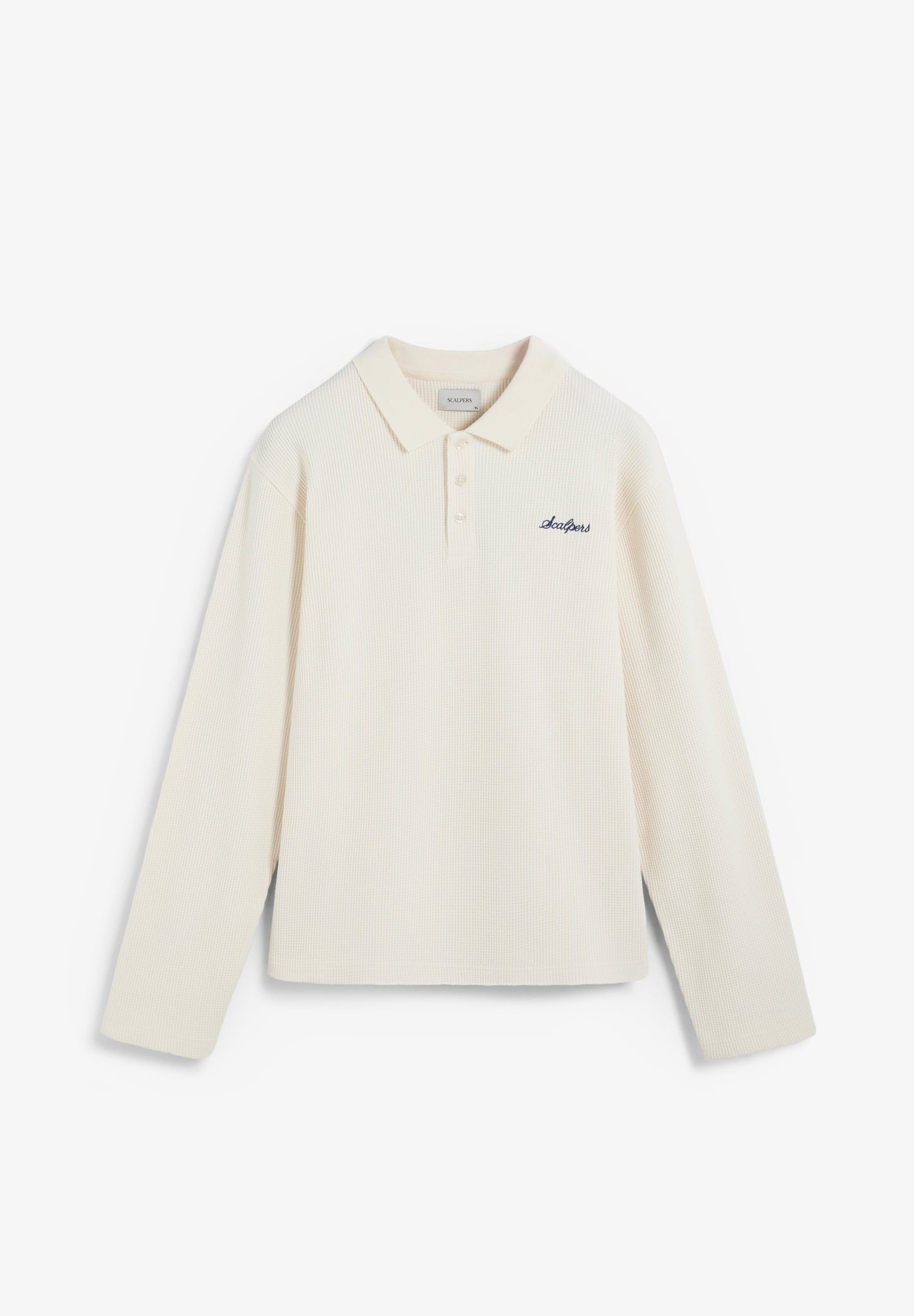 SWEATSHIRT ESTILO CAMISA POLO WAFFLE