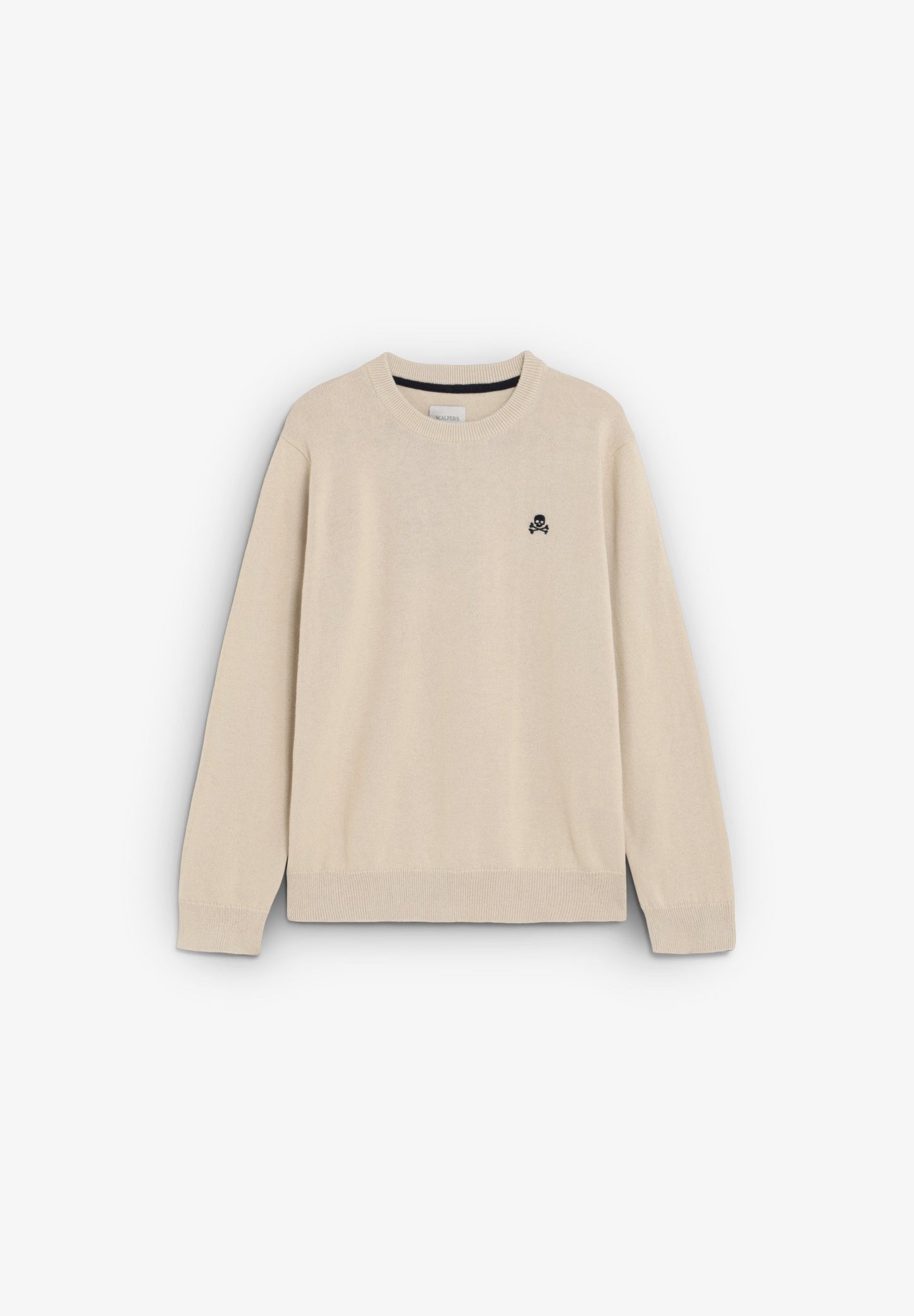 SWEATER DE ALGODÃO COM DECOTE REDONDO