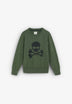 SWEATER COM SKULL EM CONTRASTE