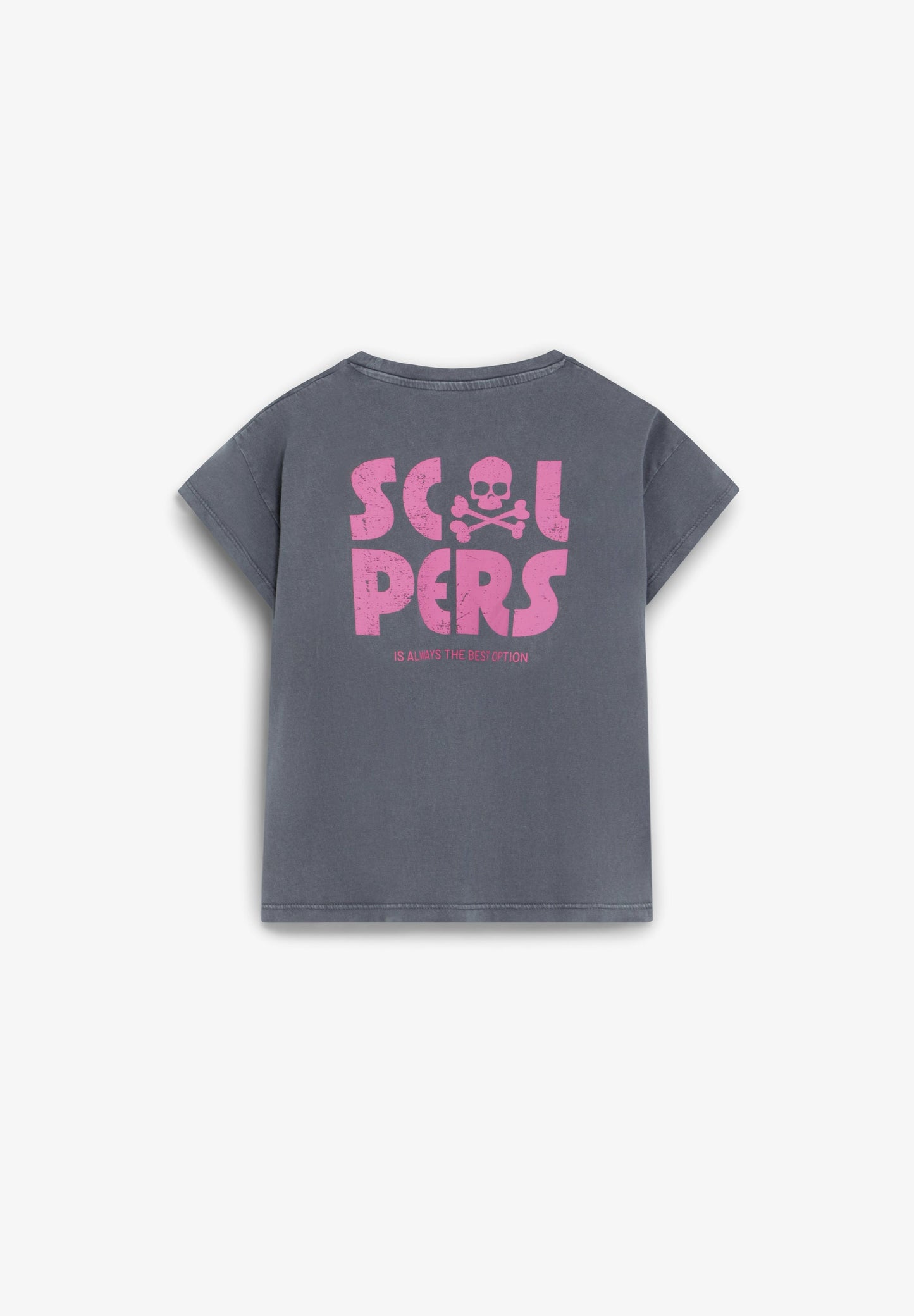 T-SHIRT COM PADRÃO EM CONTRASTE