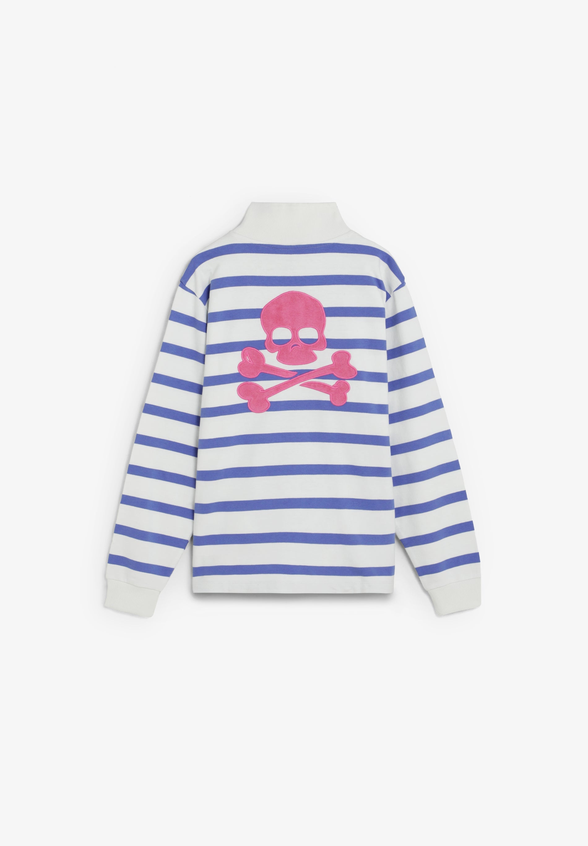 SWEATSHIRT DE GOLA ALTA ÀS RISCAS