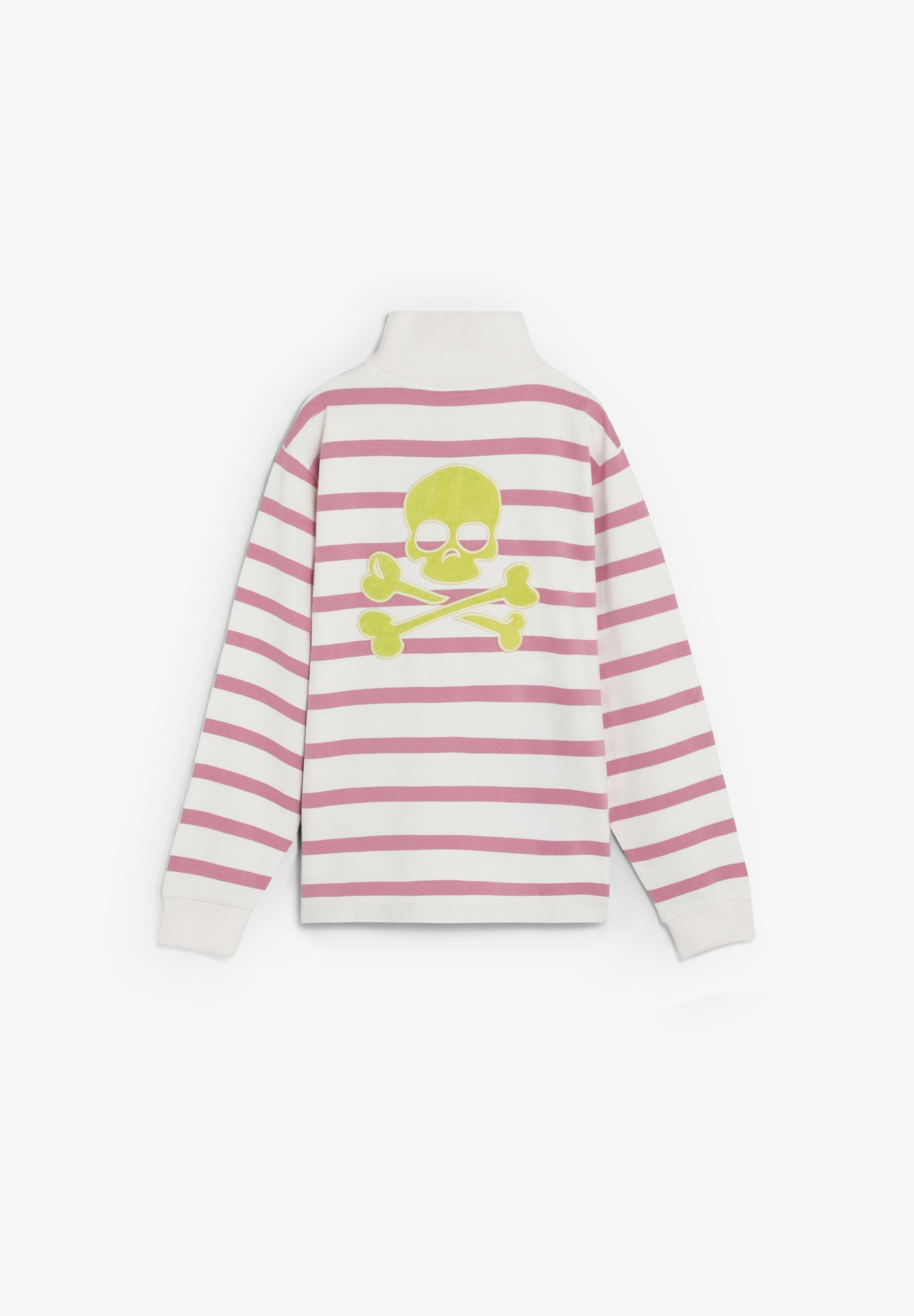 SWEATSHIRT DE GOLA ALTA ÀS RISCAS