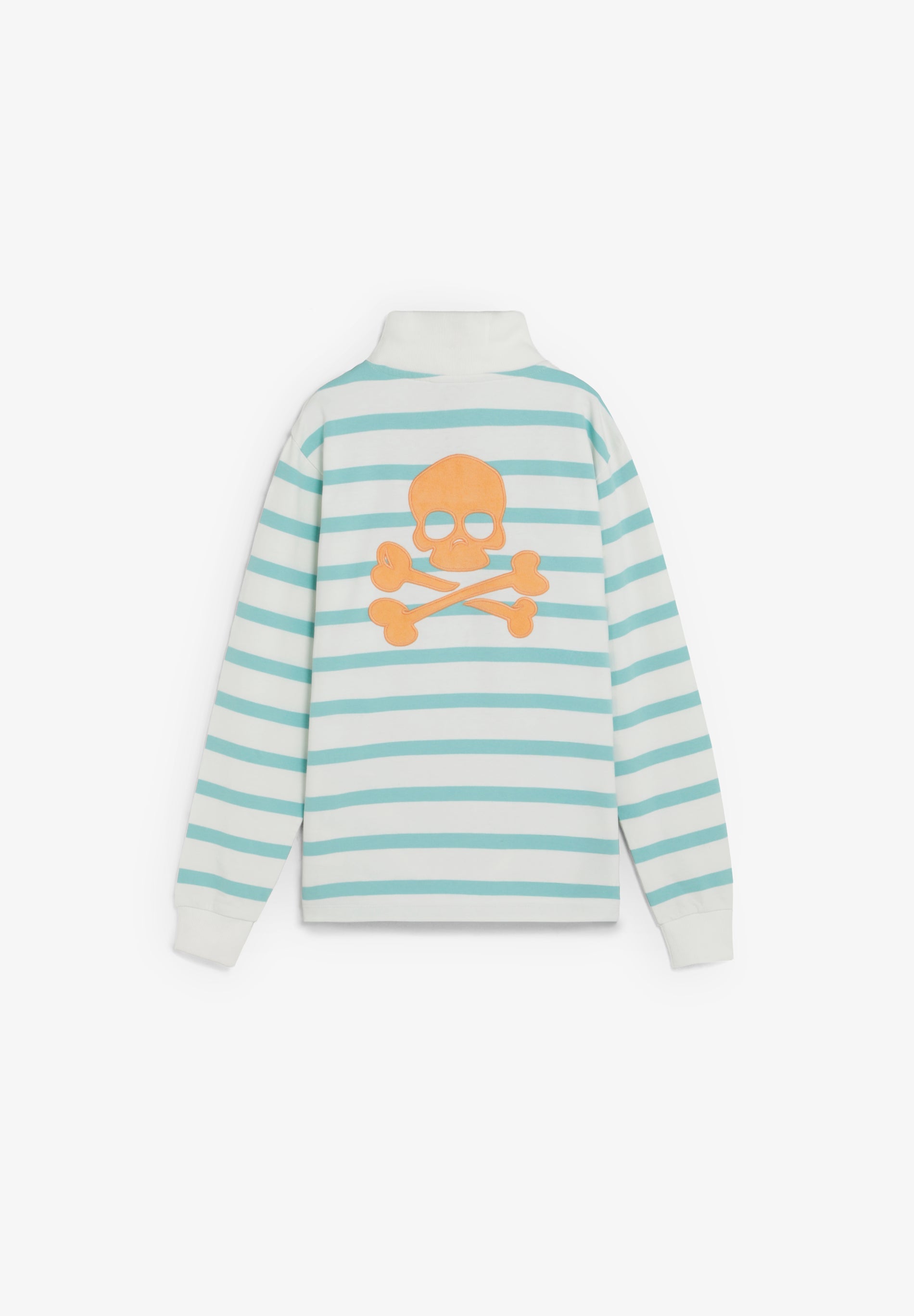 SWEATSHIRT DE GOLA ALTA ÀS RISCAS