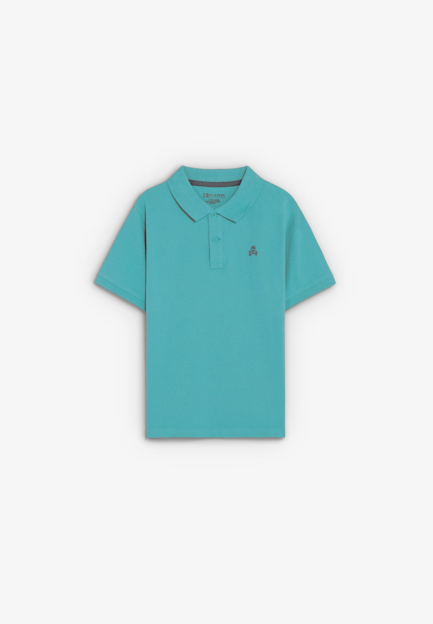 CAMISA POLO BÁSICA COM SKULL