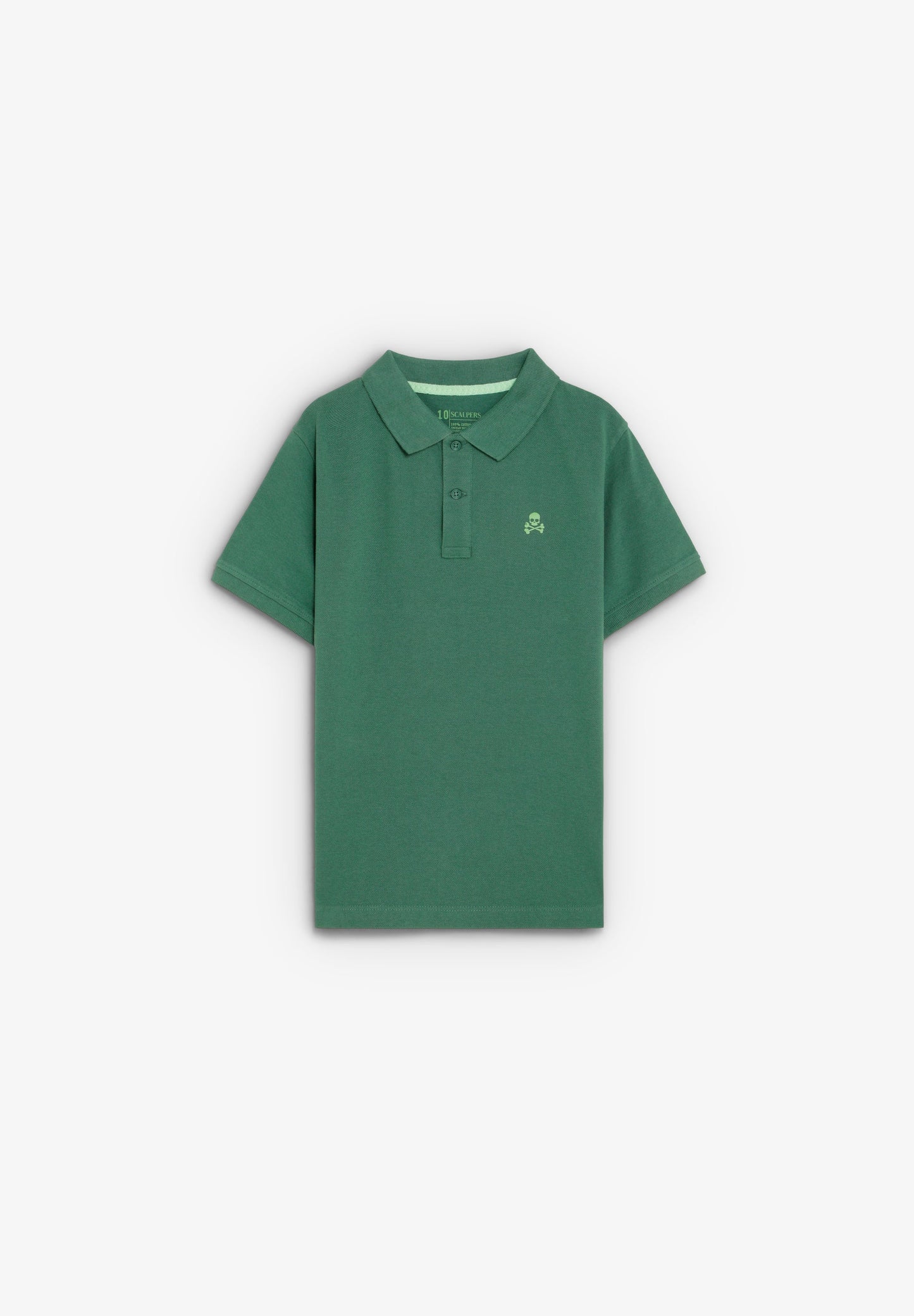 CAMISA POLO BÁSICA COM SKULL