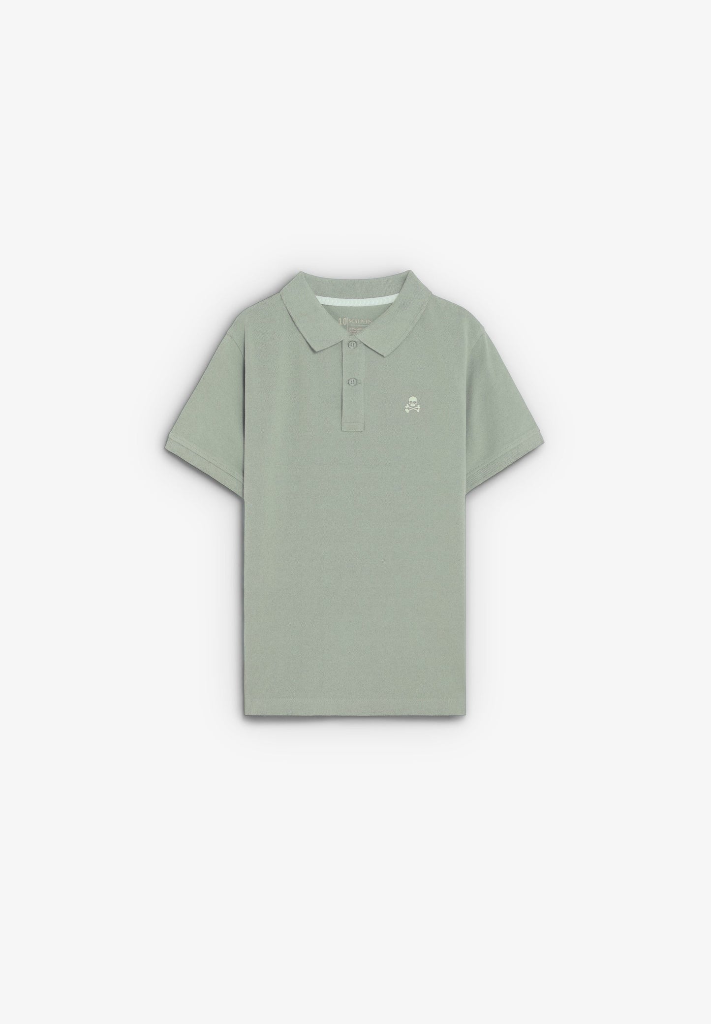 CAMISA POLO BÁSICA COM SKULL