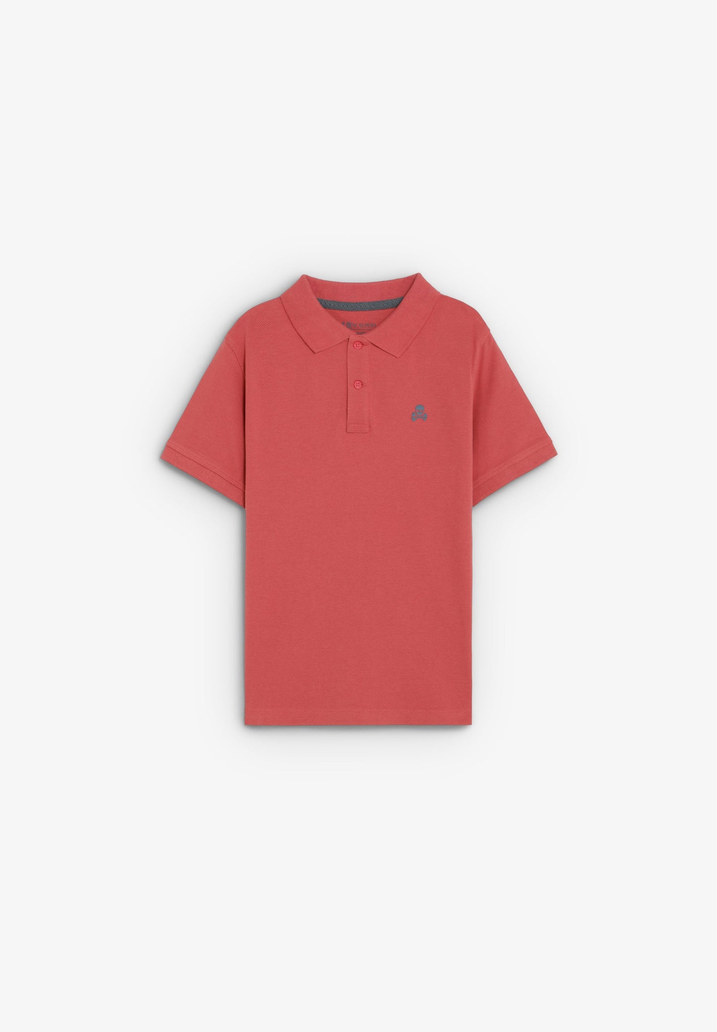CAMISA POLO BÁSICA COM SKULL