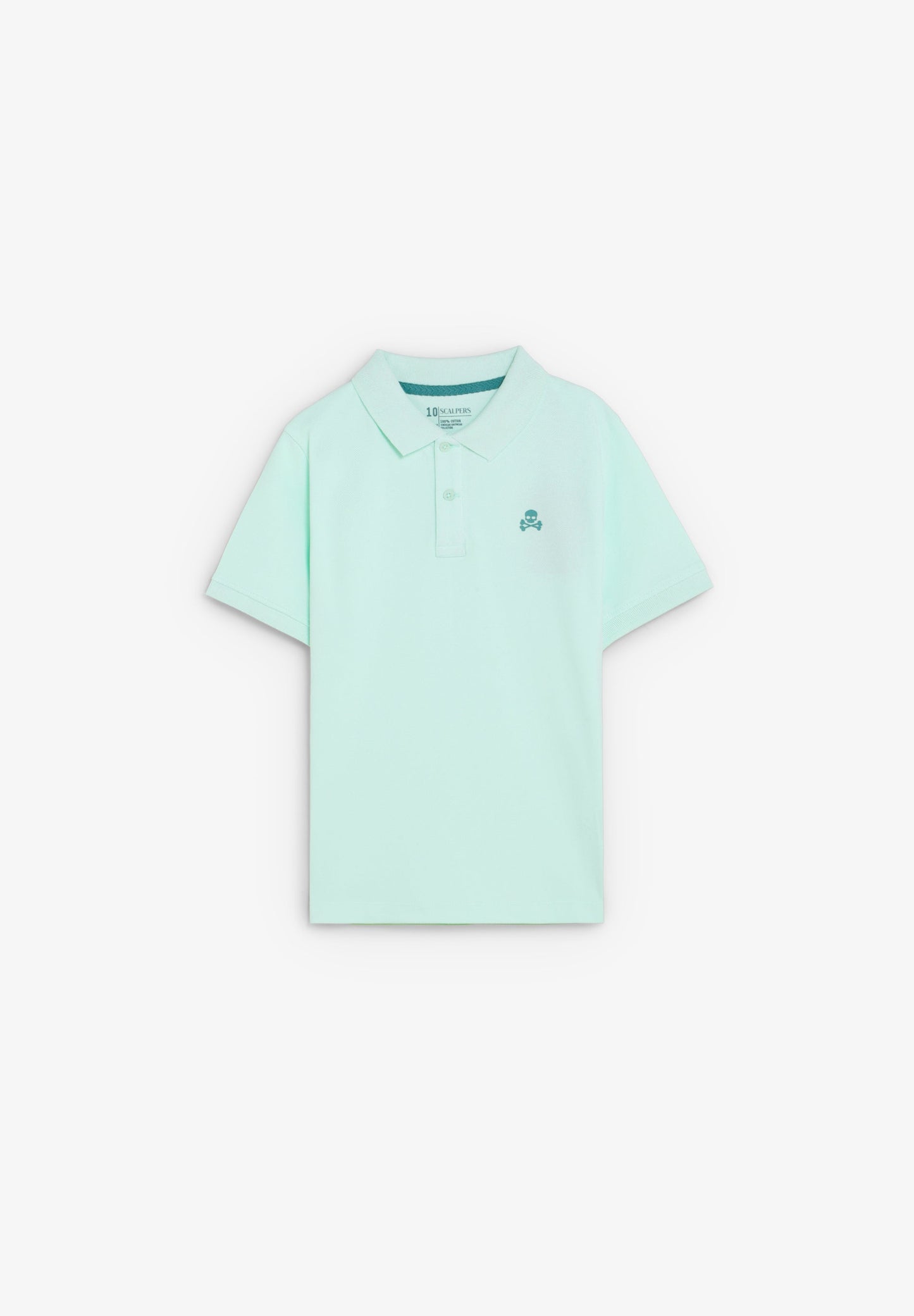 CAMISA POLO BÁSICA COM SKULL
