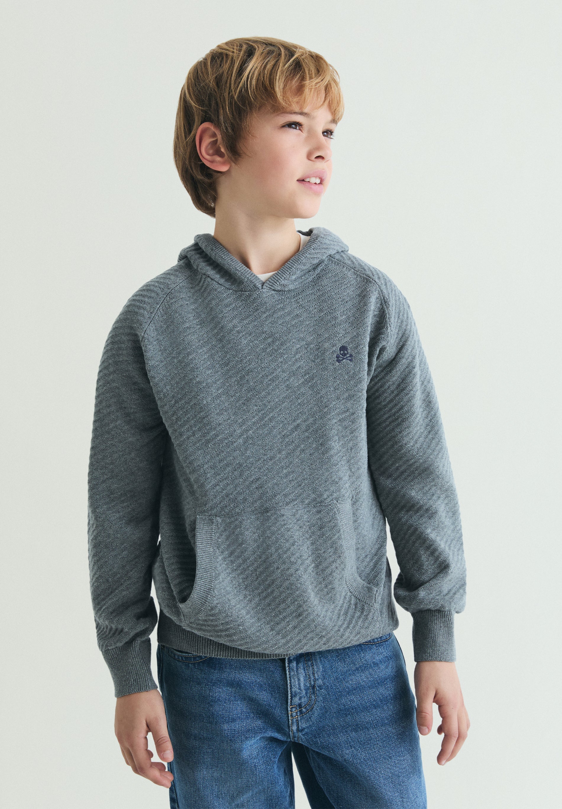 SWEATSHIRT BÁSICA COM SKULL