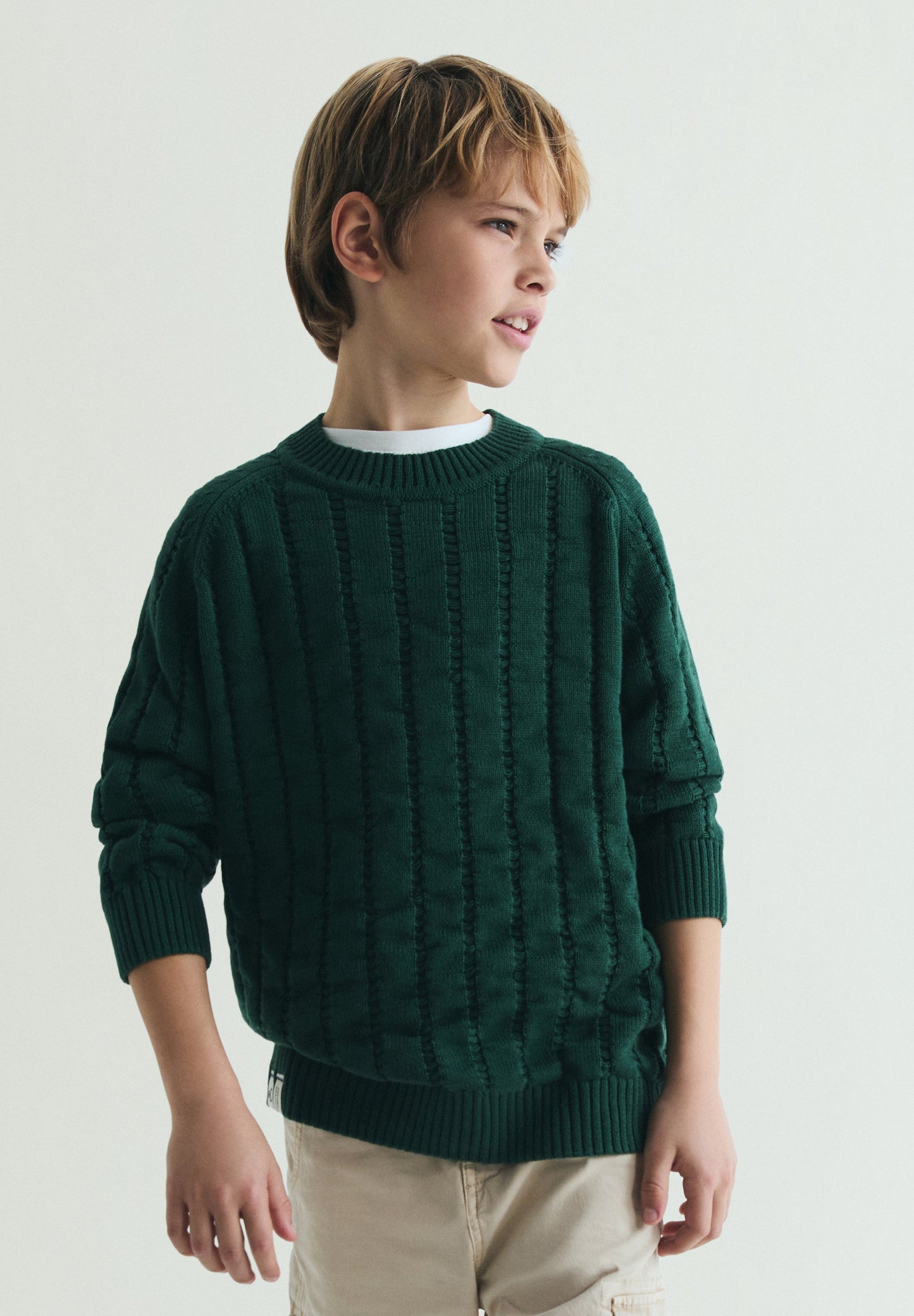 SWEATER DE MALHA COM MANGA RAGLÃ