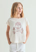 T-SHIRT COM LOGÓTIPO E ESTAMPADO ANIMAL