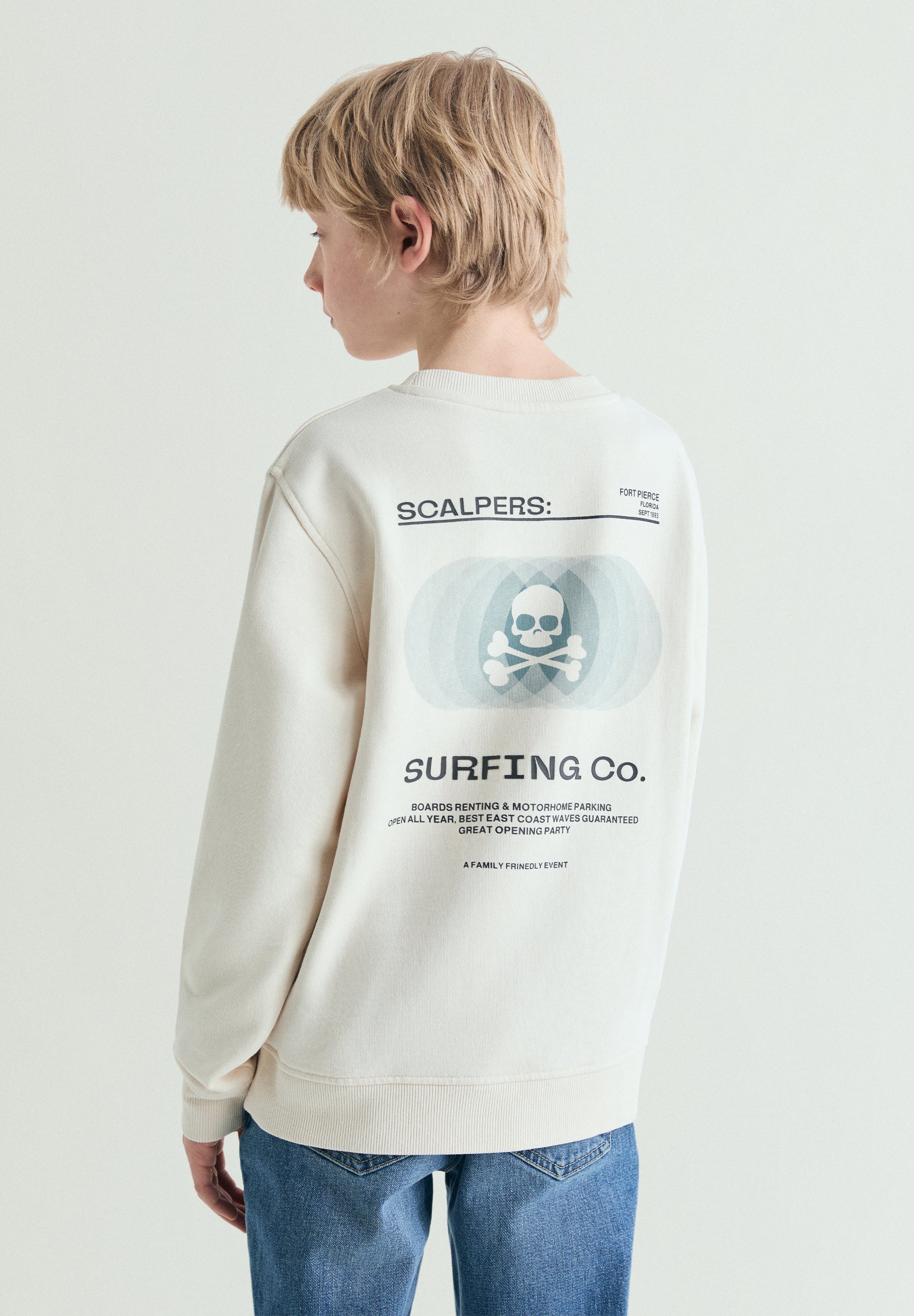 SWEATSHIRT SEM CAPUZ COM PADRÃO