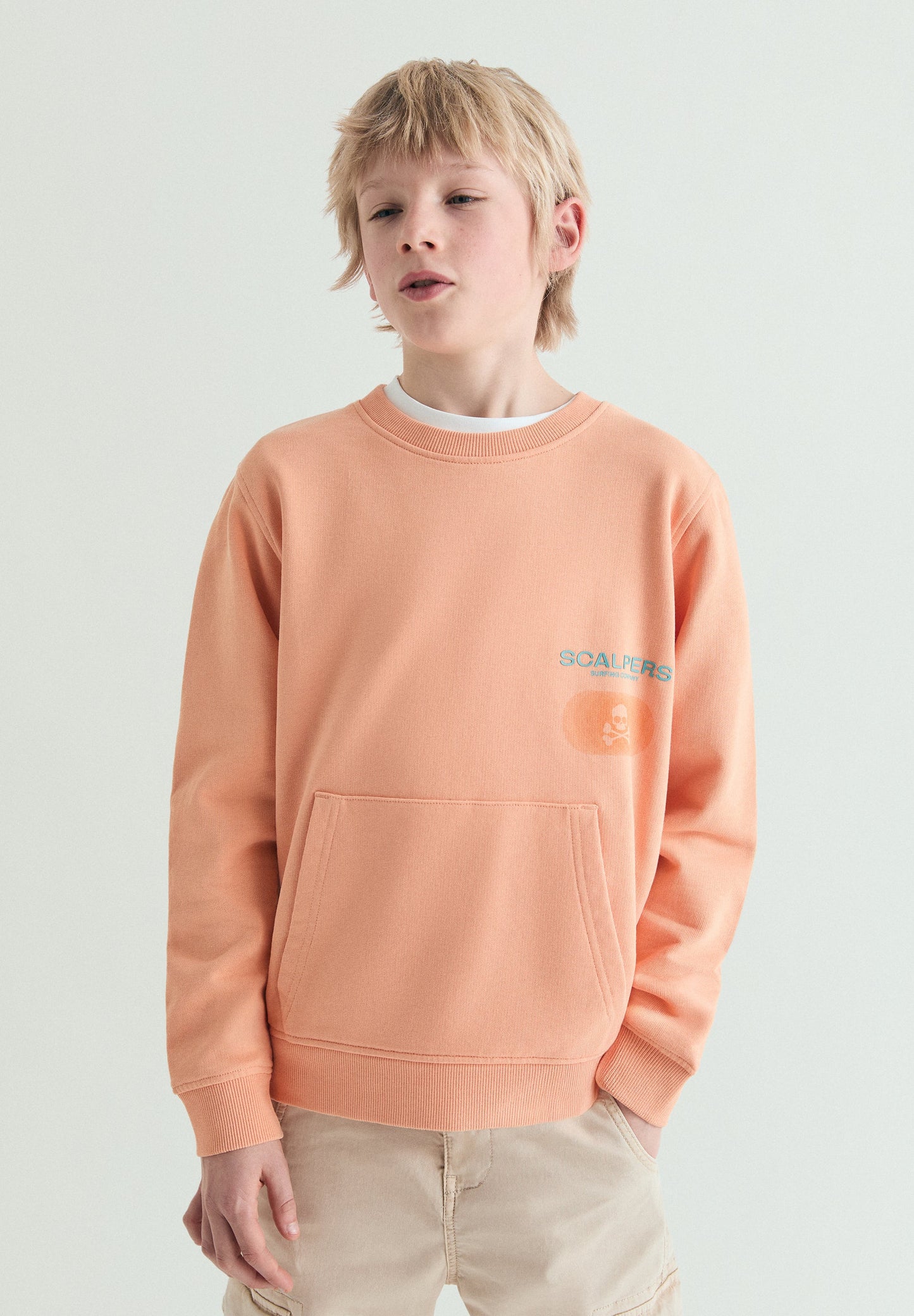 SWEATSHIRT SEM CAPUZ COM PADRÃO