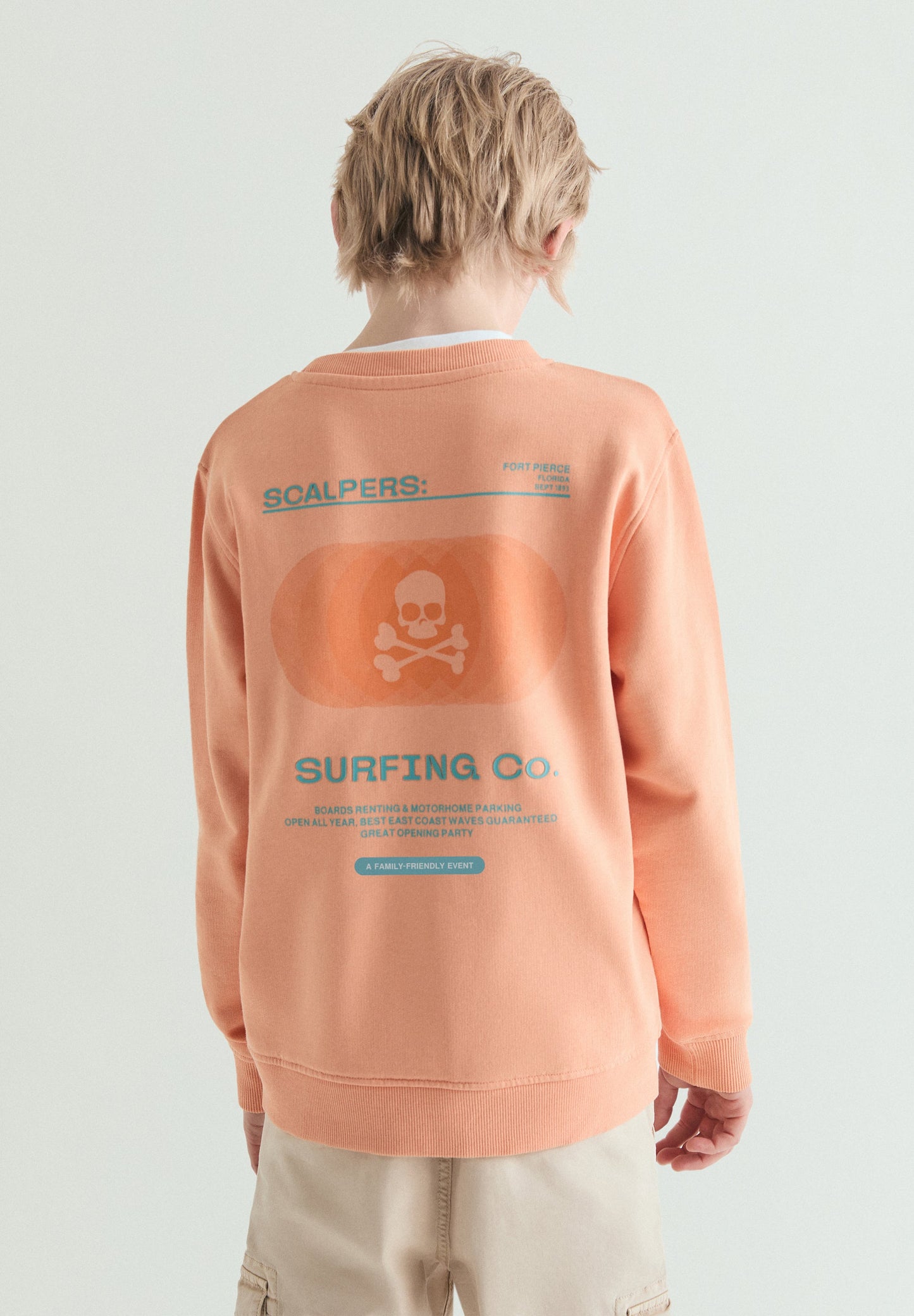 SWEATSHIRT SEM CAPUZ COM PADRÃO