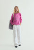 SWEATSHIRT BORDADA EM CONTRASTE