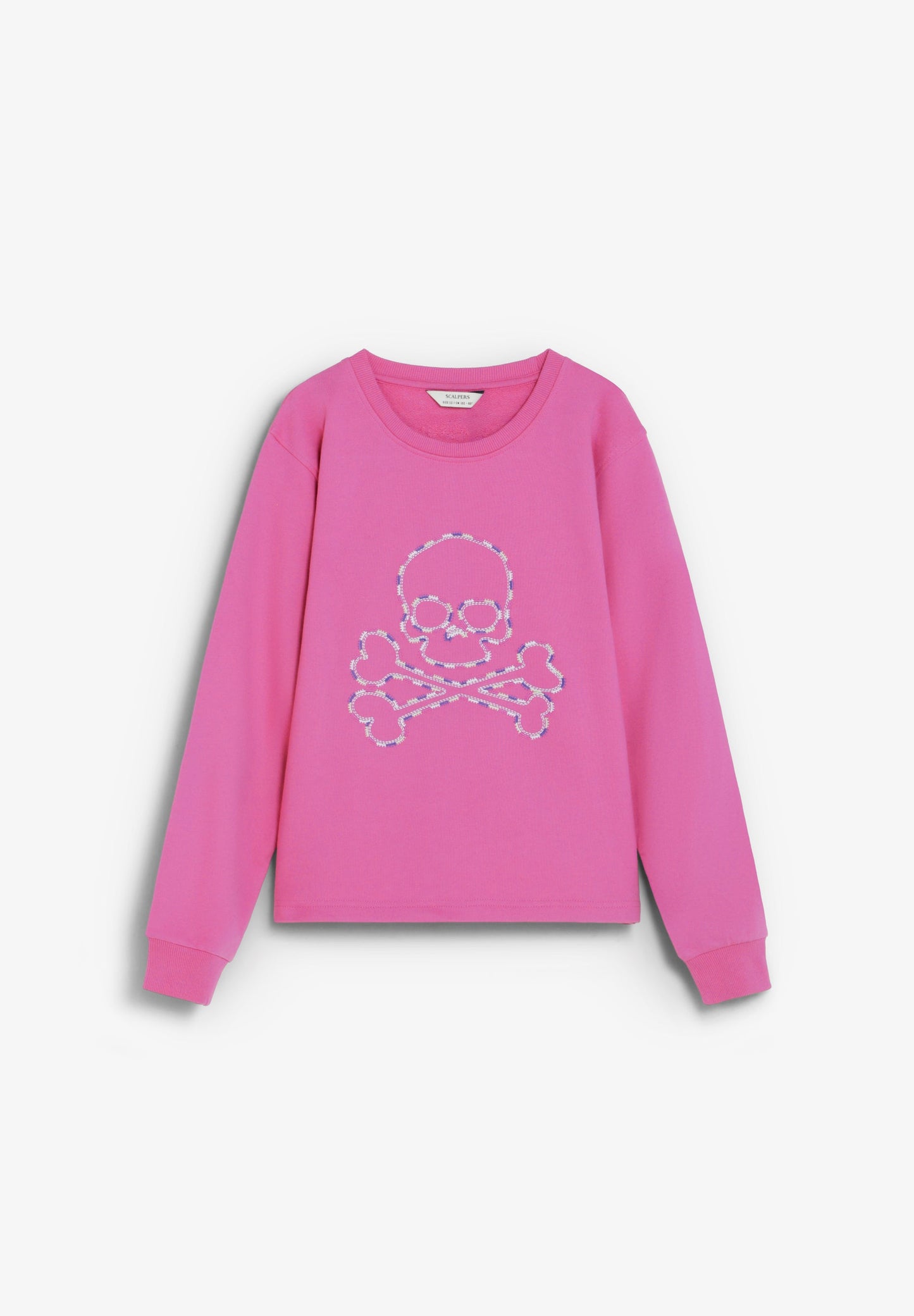 SWEATSHIRT BORDADA EM CONTRASTE