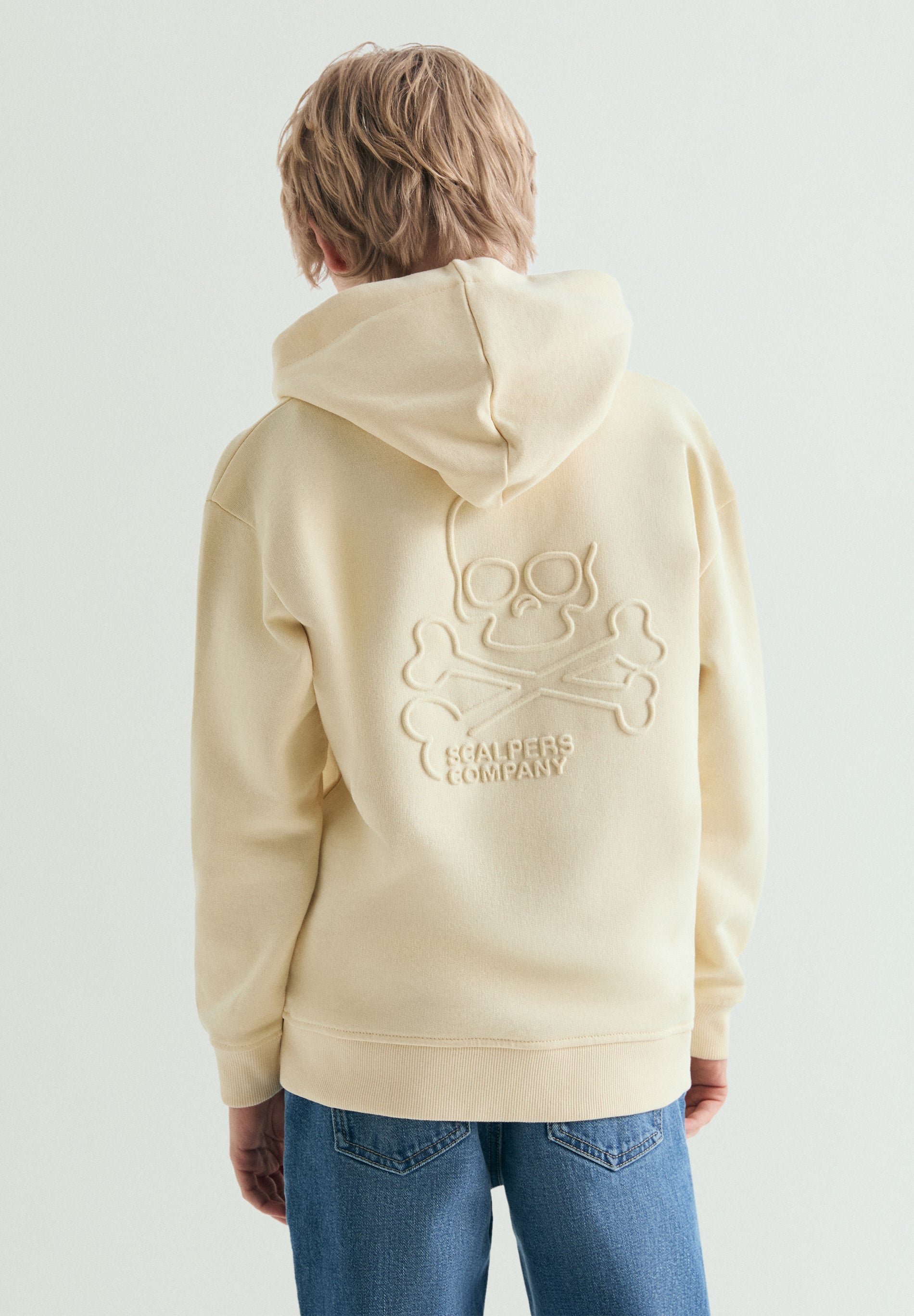 SWEATSHIRT COM CAPUZ E SKULL