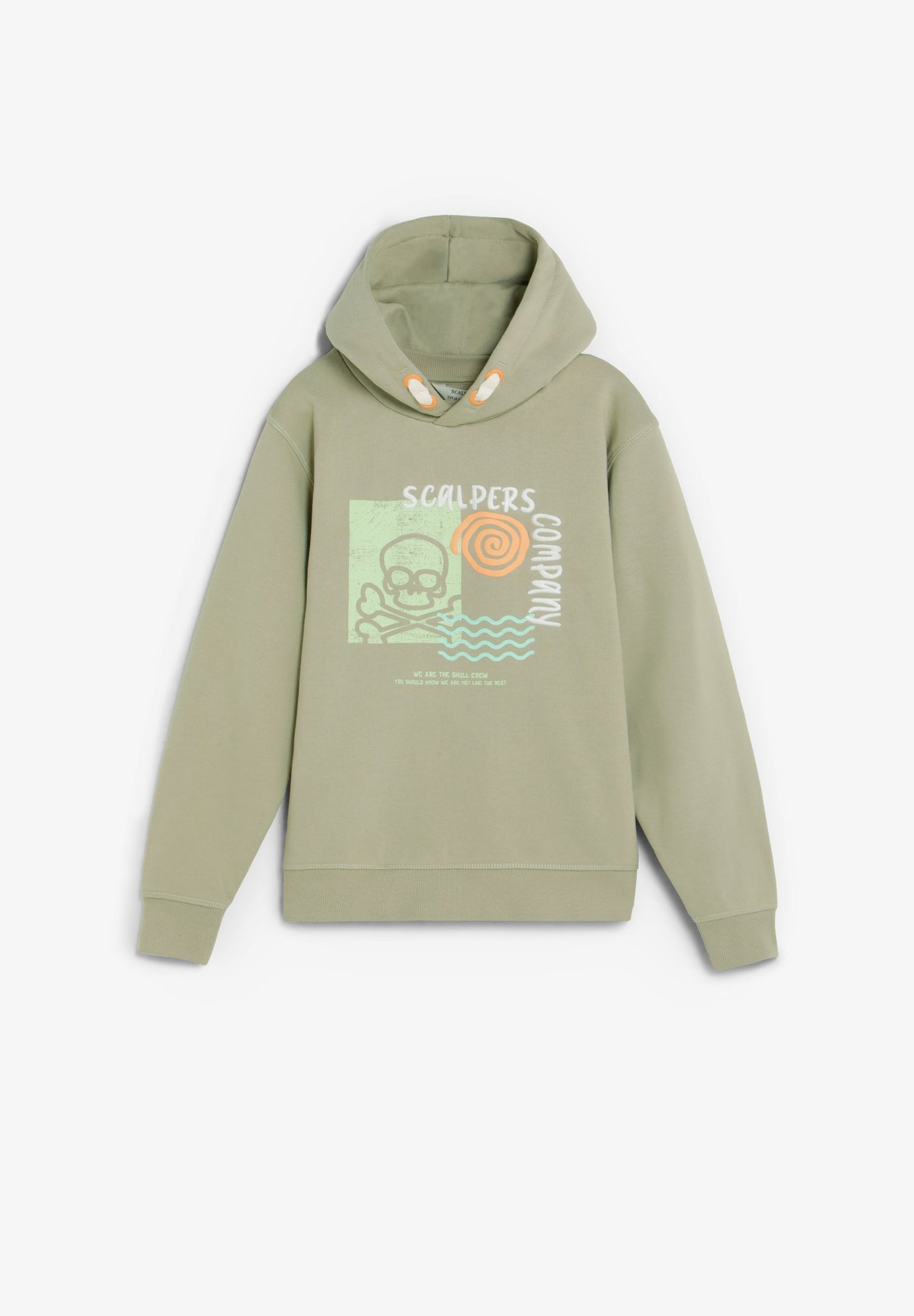 SWEATSHIRT COM CAPUZ E PADRÃO DE SKULL