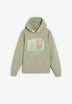 SWEATSHIRT COM CAPUZ E PADRÃO DE SKULL