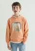 SWEATSHIRT COM CAPUZ E PADRÃO DE SKULL