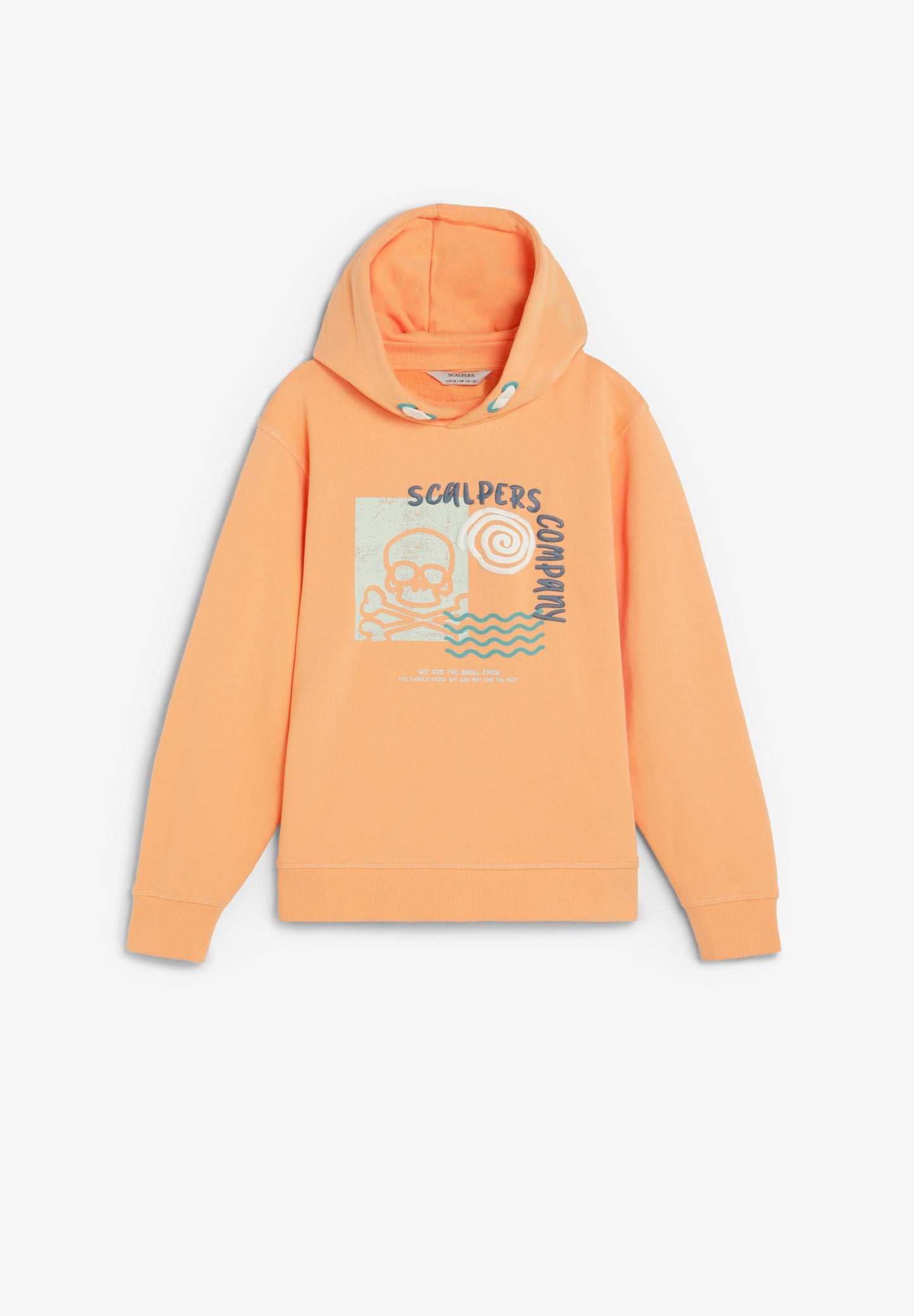 SWEATSHIRT COM CAPUZ E PADRÃO DE SKULL