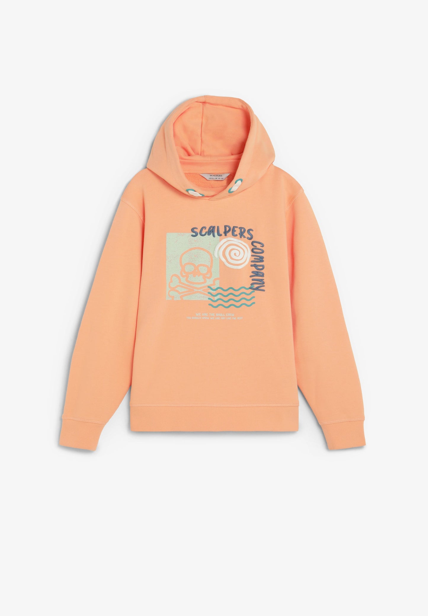 SWEATSHIRT COM CAPUZ E PADRÃO DE SKULL