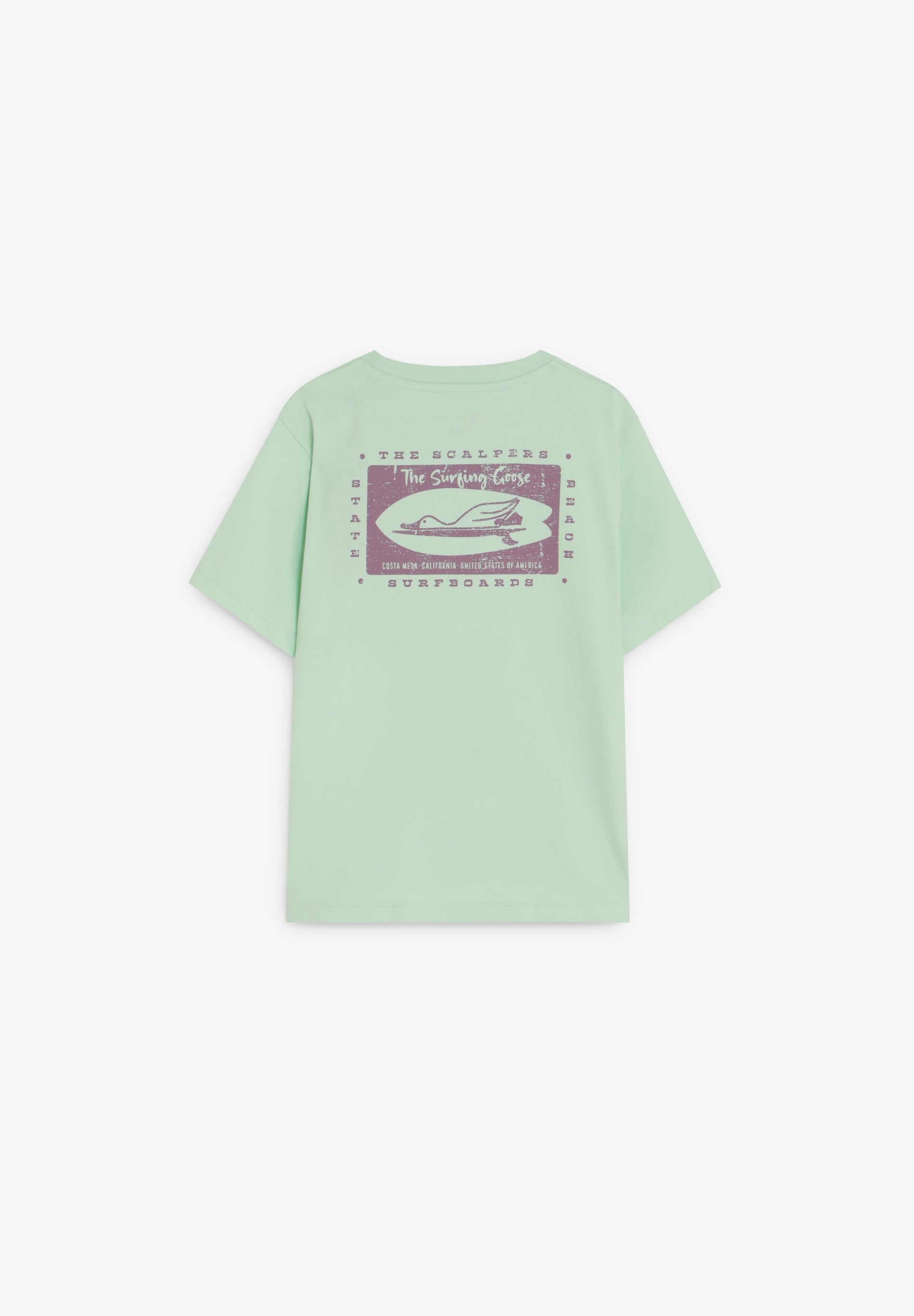 T-SHIRT COM PADRÃO THE SURFING GOOSE