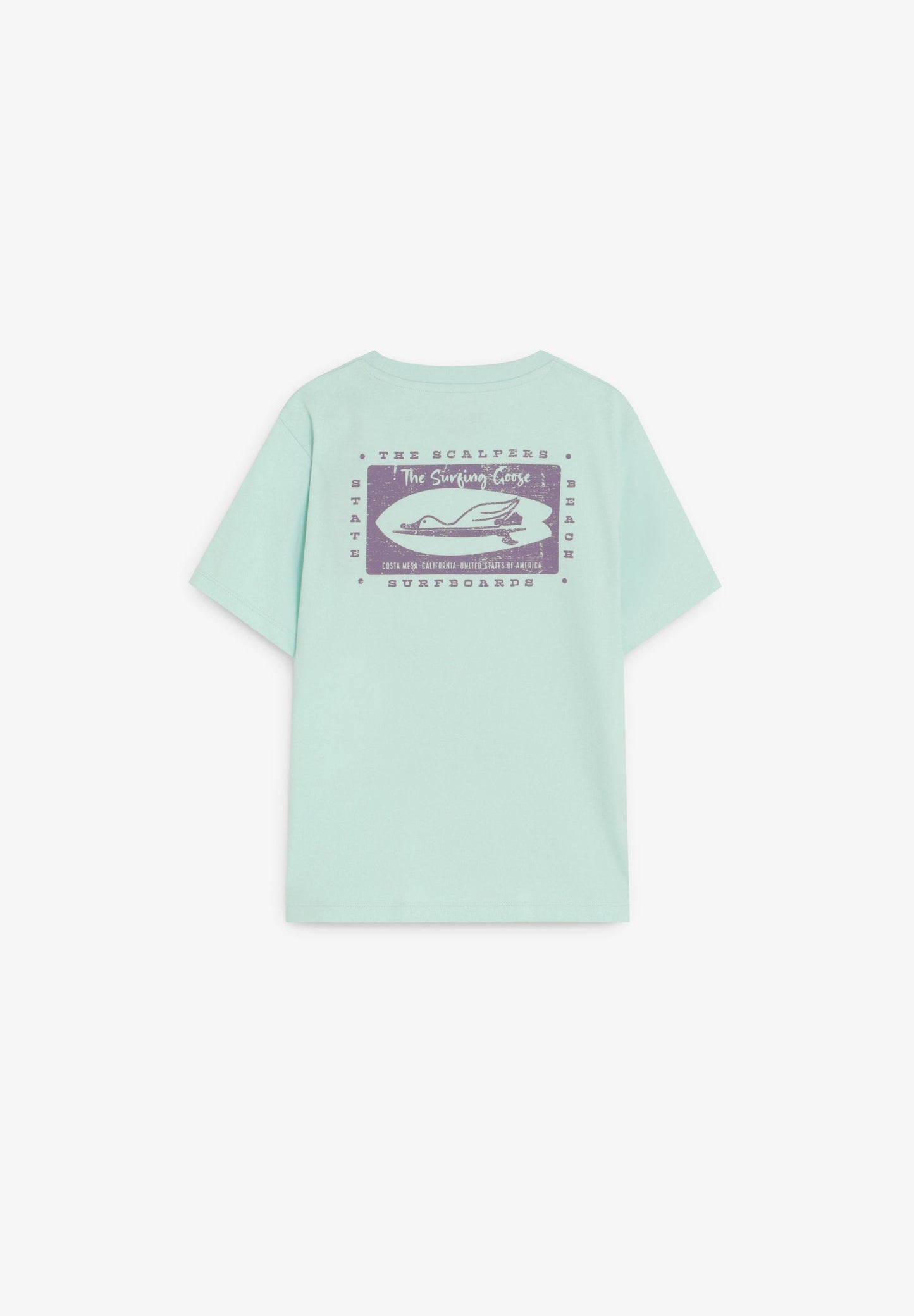T-SHIRT COM PADRÃO THE SURFING GOOSE