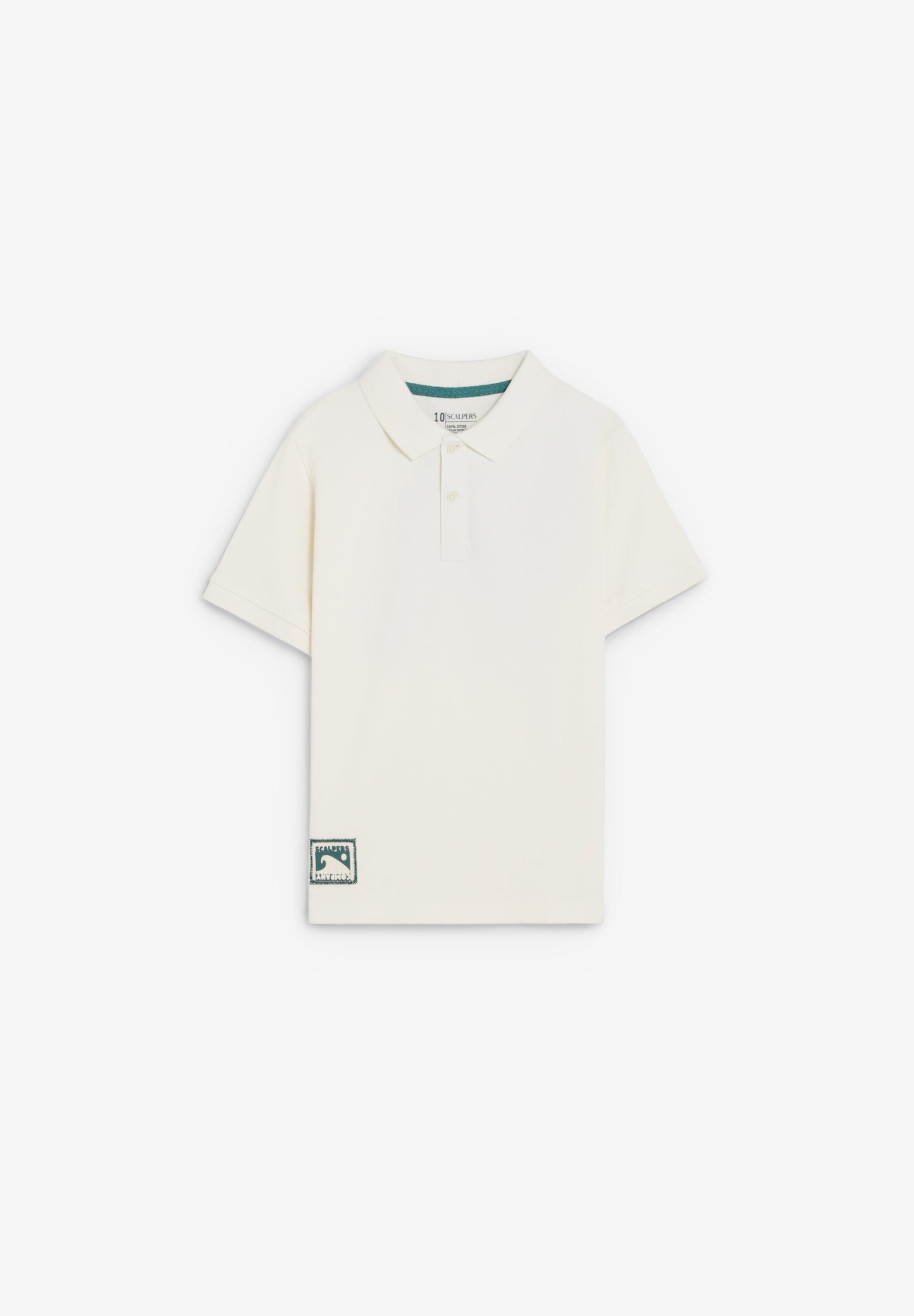 CAMISA POLO SKULL BORDADA EM CONTRASTE