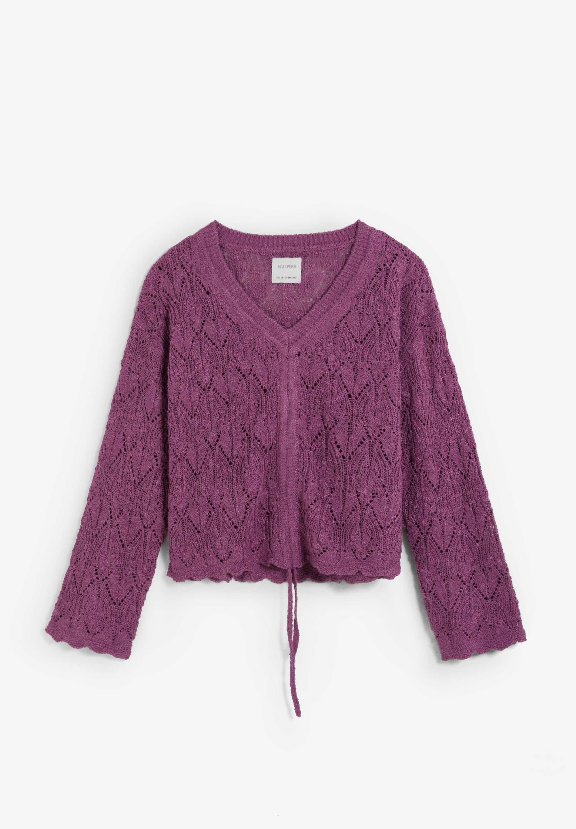 CARDIGAN DE MALHA RENDILHADA
