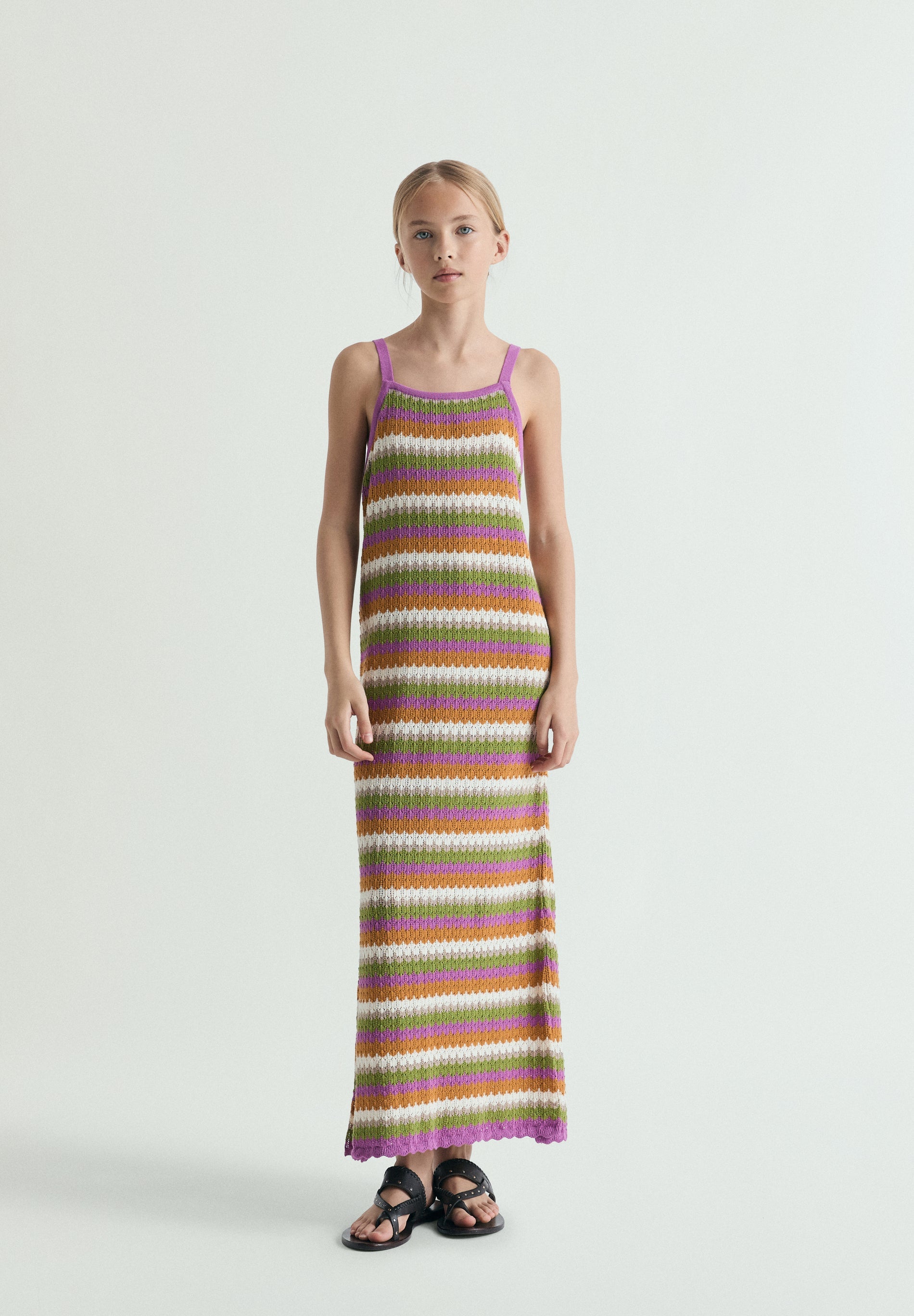 VESTIDO MIDI TRICOT