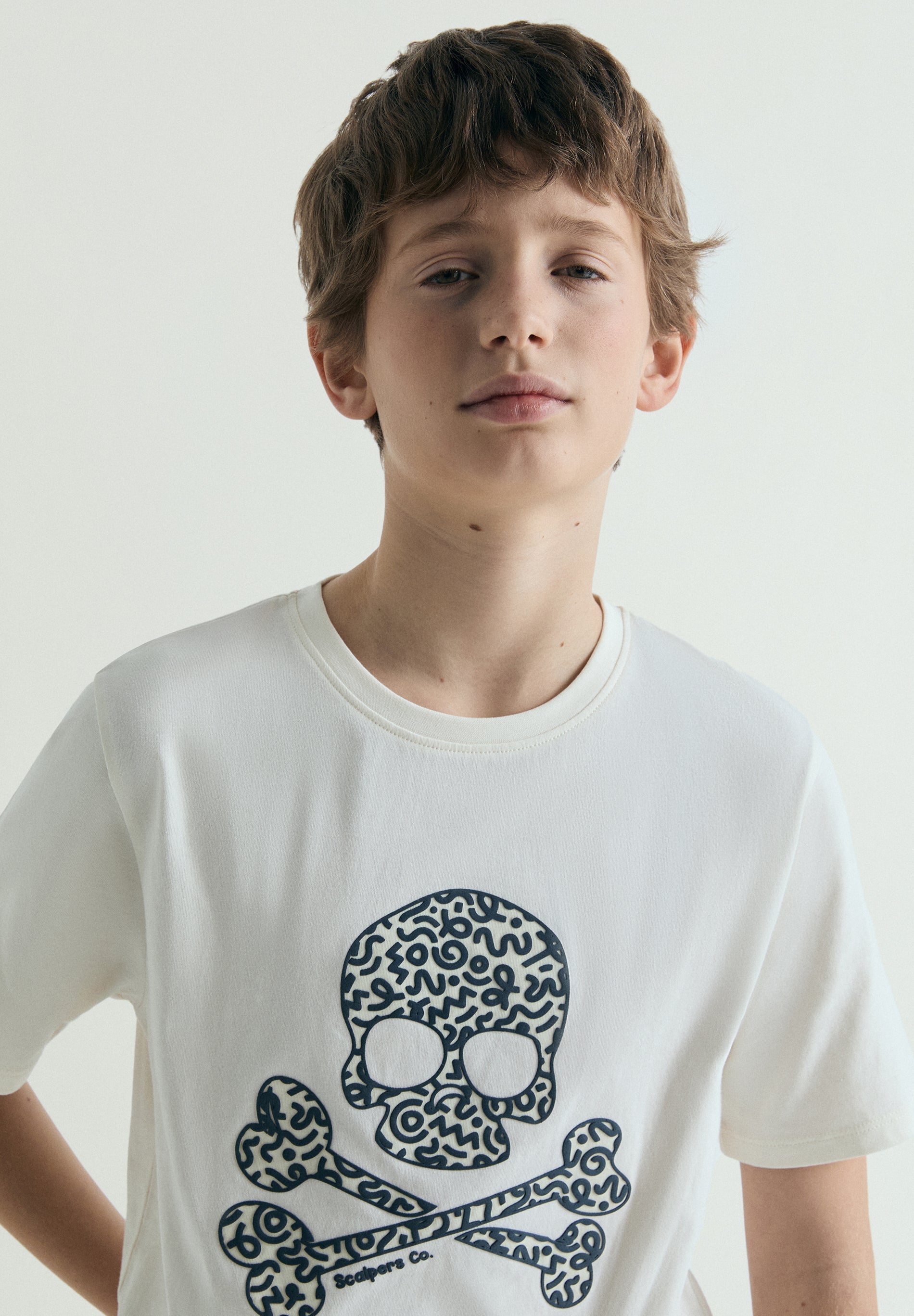 T-SHIRT ALGODÃO SKULL MAGIC