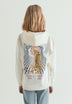 SWEATSHIRT COM CAPUZ E PADRÃO TIGER
