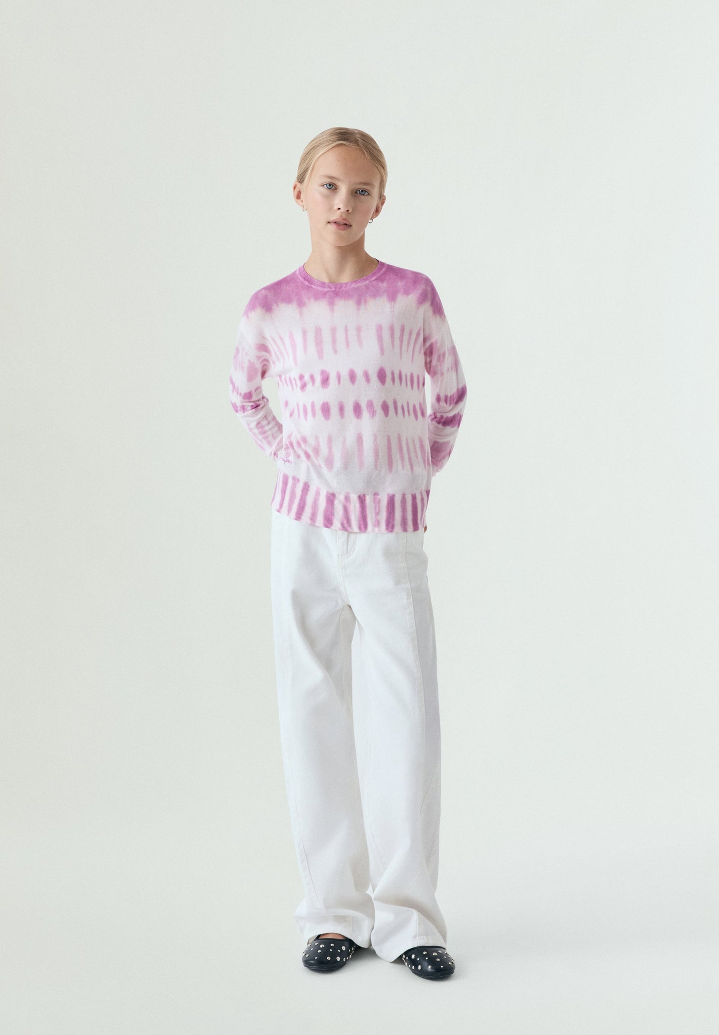 SWEATSHIRT TIE-DYE ROSA