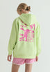 SWEATSHIRT COM CAPUZ FLÚOR